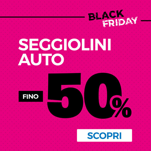 Offerta seggiolini auto black friday -50%