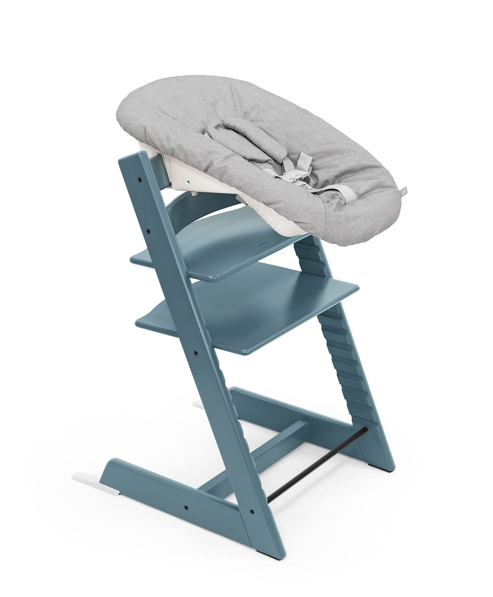 STOKKE - Seggiolone Tripp Trapp Fjord Blue + Newborn