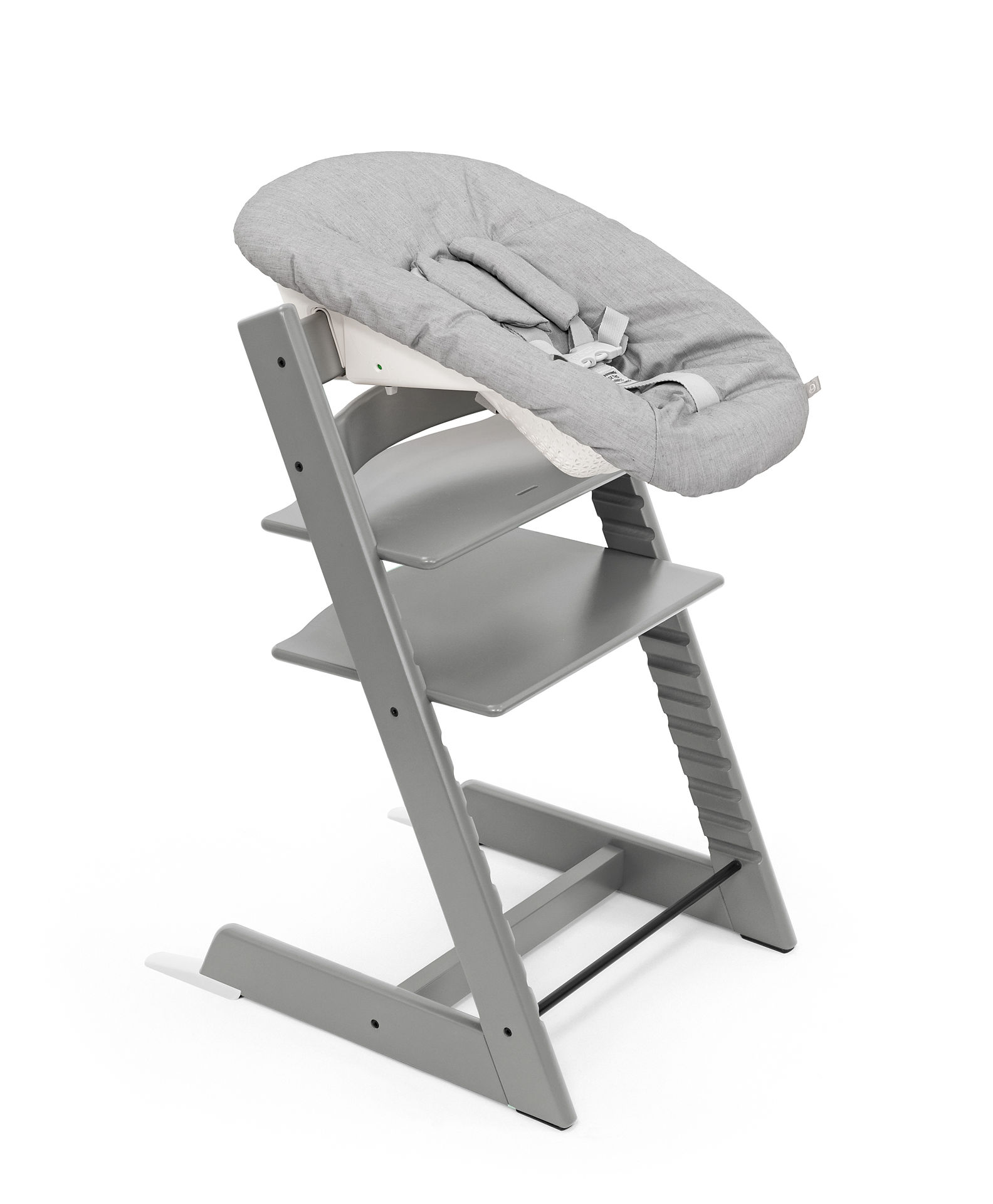 STOKKE - Seggiolone Tripp Trapp Storm Grey + Newborn