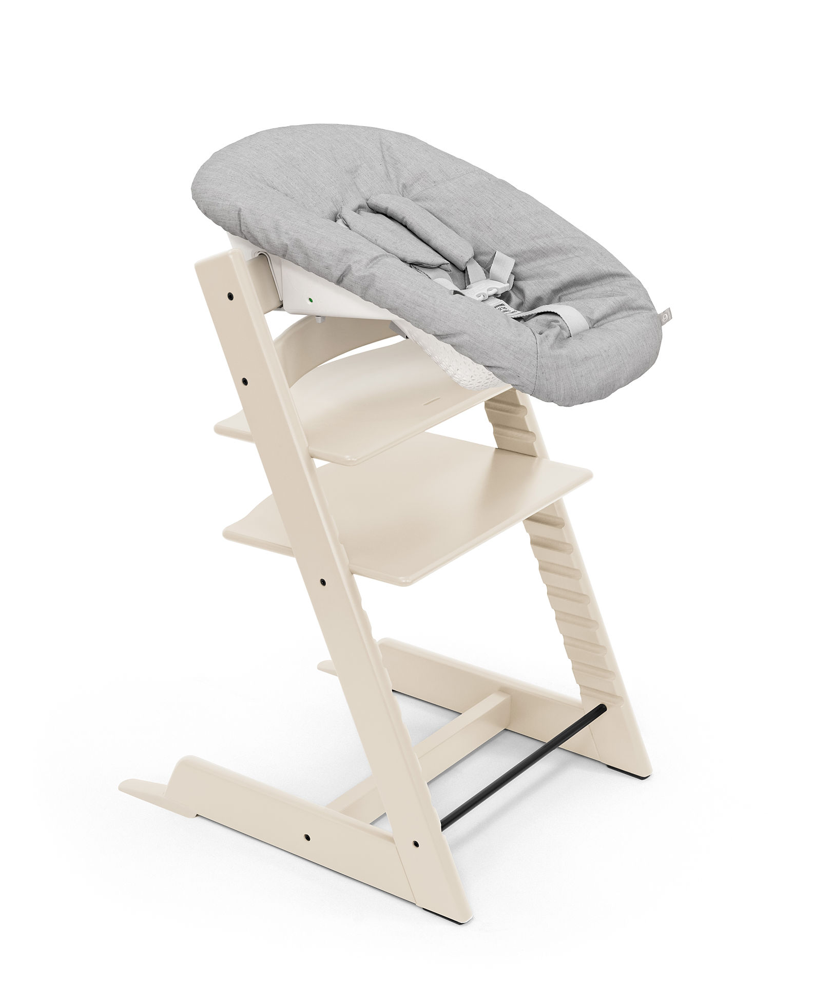 STOKKE - Seggiolone Tripp Trapp Vanilla White + Newborn