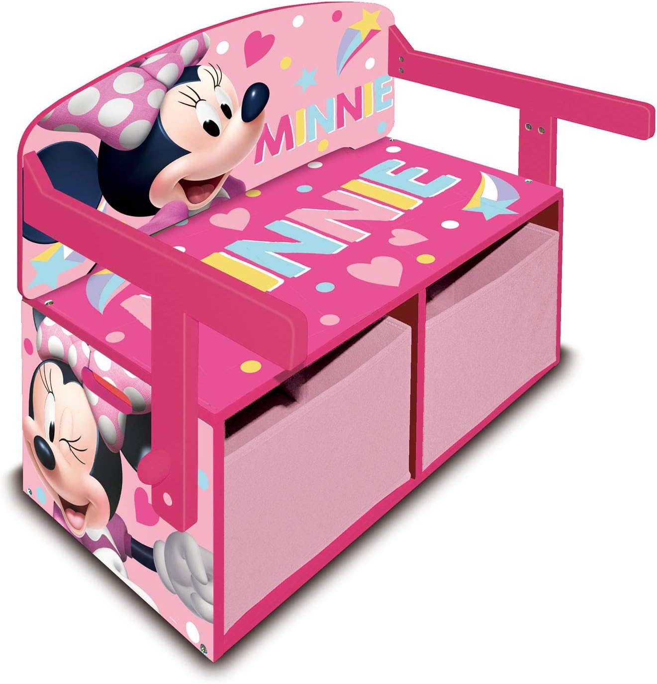 ARDITEX - Panca e scatola per giochi 3 in 1