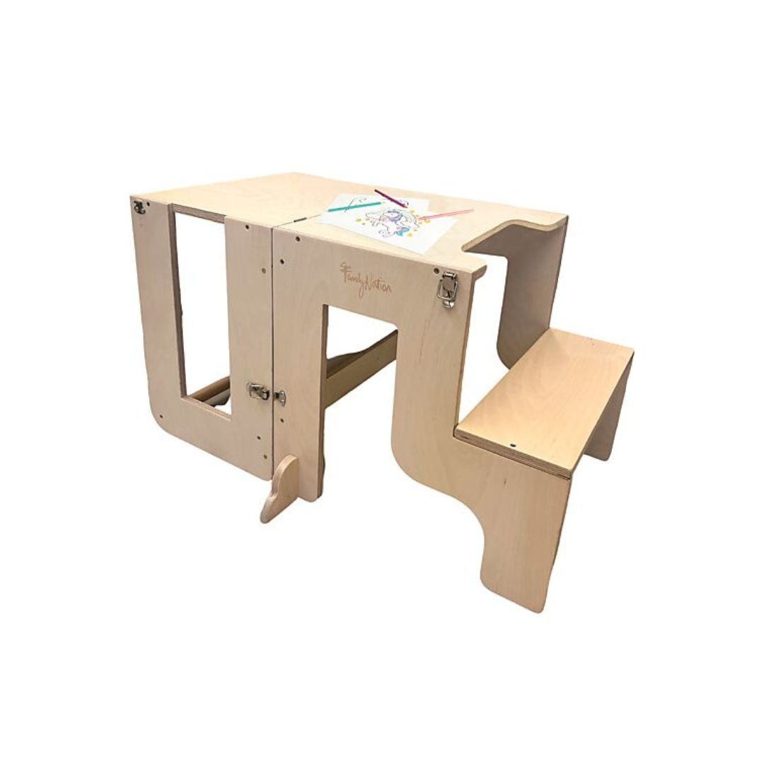 3 SPROUTS - Torre Montessori 3 in 1 con lavagna - immagine 2