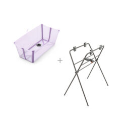 STOKKE - Vaschetta Flexi Bath Lavender & Stand Pieghevole