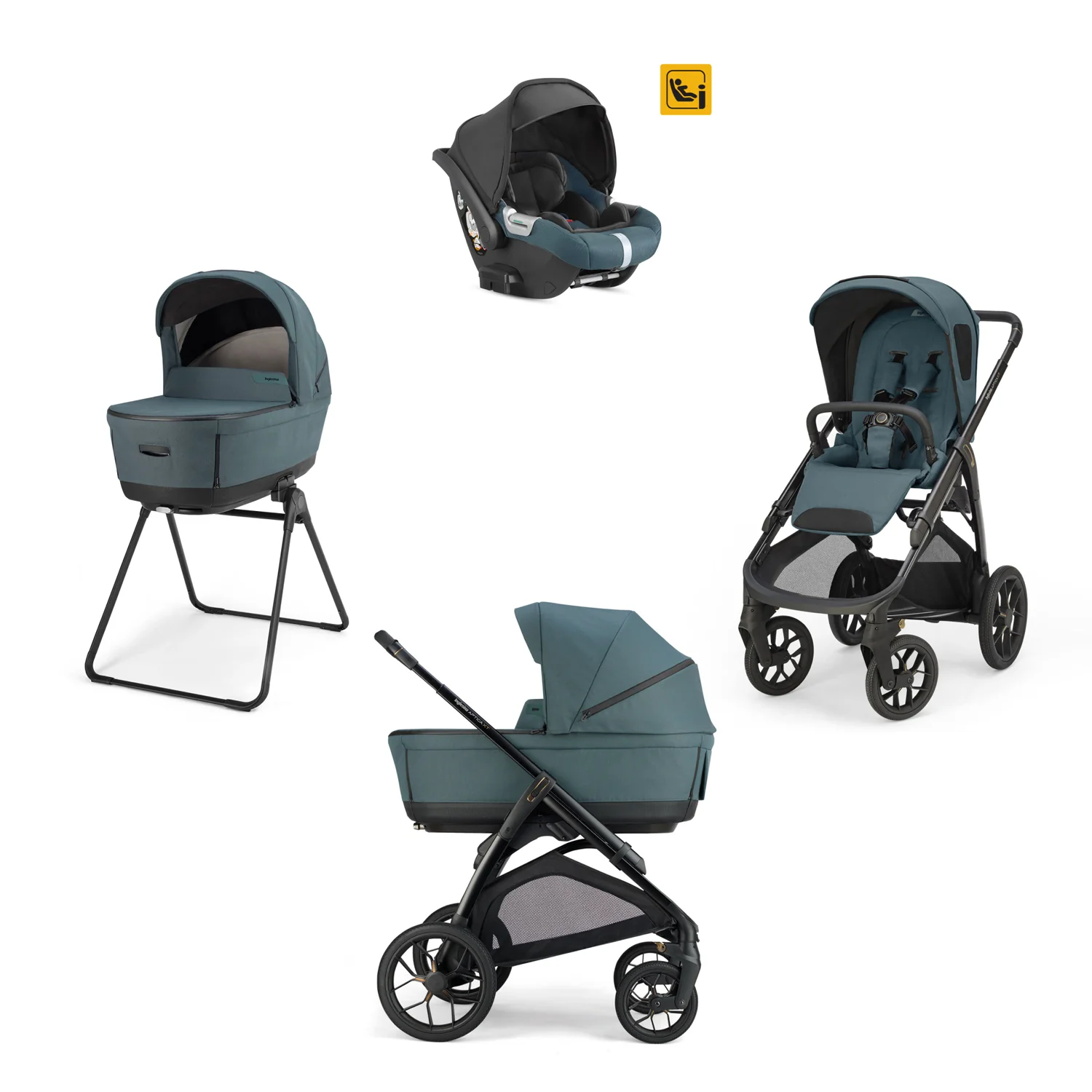 INGLESINA – Trio Aptica XT Himalaya Blue con Navicella Open Up e Seggiolino Auto Darwin Infant 2026