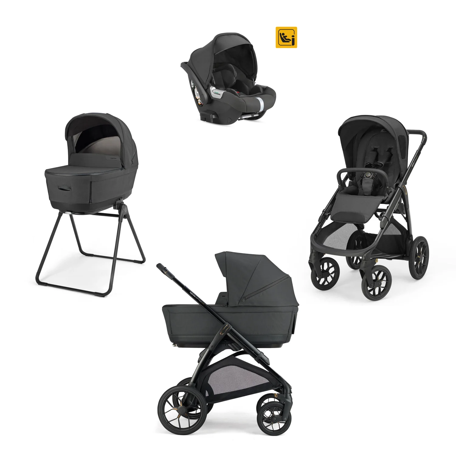 INGLESINA - Trio Aptica XT Magnet Grey con Navicella Open Up e Seggiolino Auto Darwin Infant 2026