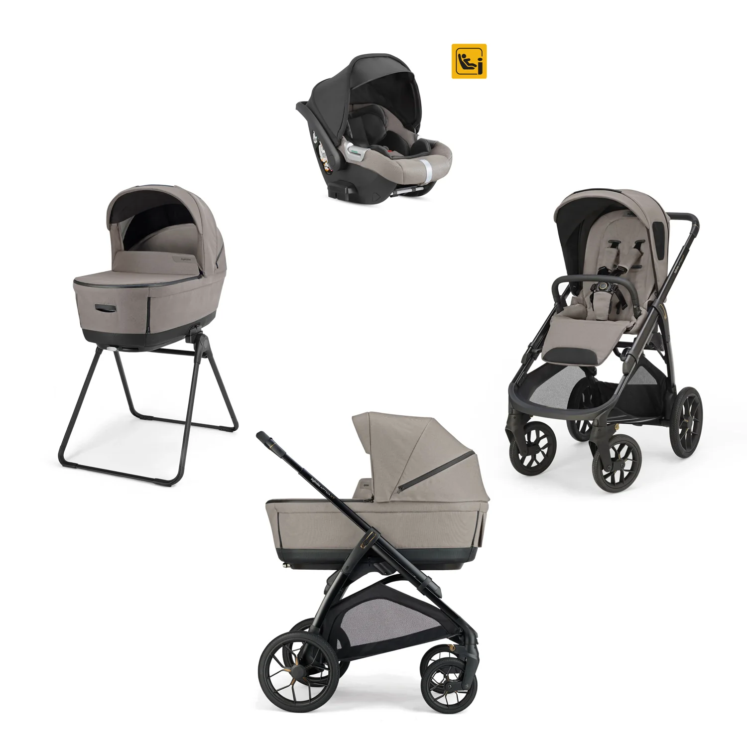 INGLESINA - Trio Aptica XT Tundra Beige con Navicella Open Up e Seggiolino Auto Darwin Infant 2026
