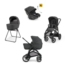 INGLESINA - Trio Aptica XT Magnet Grey con Navicella Open Up e Seggiolino Auto Darwin Recline Evo 2026