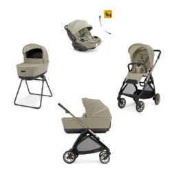 INGLESINA - Trio Electa Hangar Beige con Navicella Open Up e Seggiolino Auto Darwin Recline Evo 2026