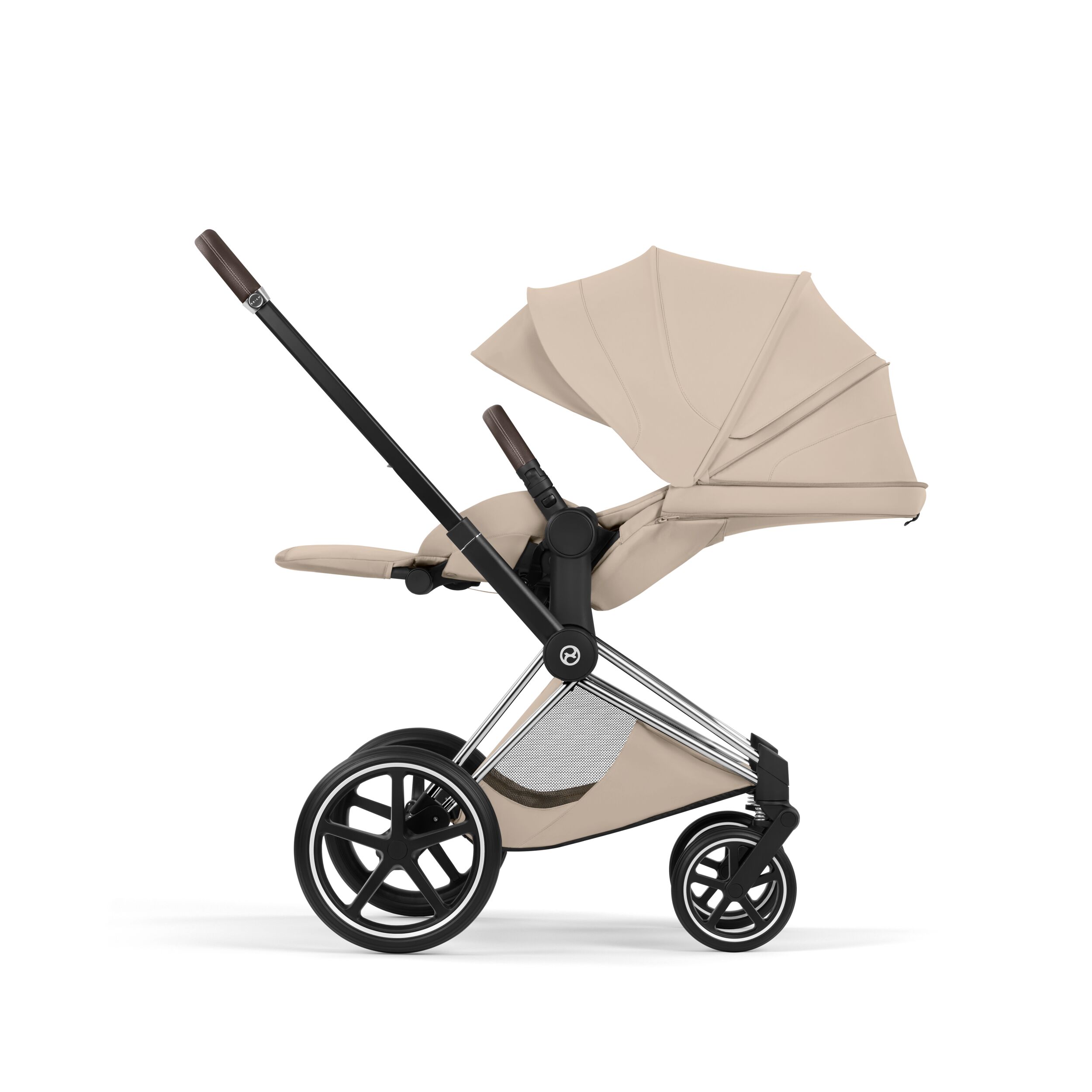 CYBEX PLATINUM – Passeggino Priam Style Cozy Beige con Telaio Chrome Brown 2026 - immagine 4