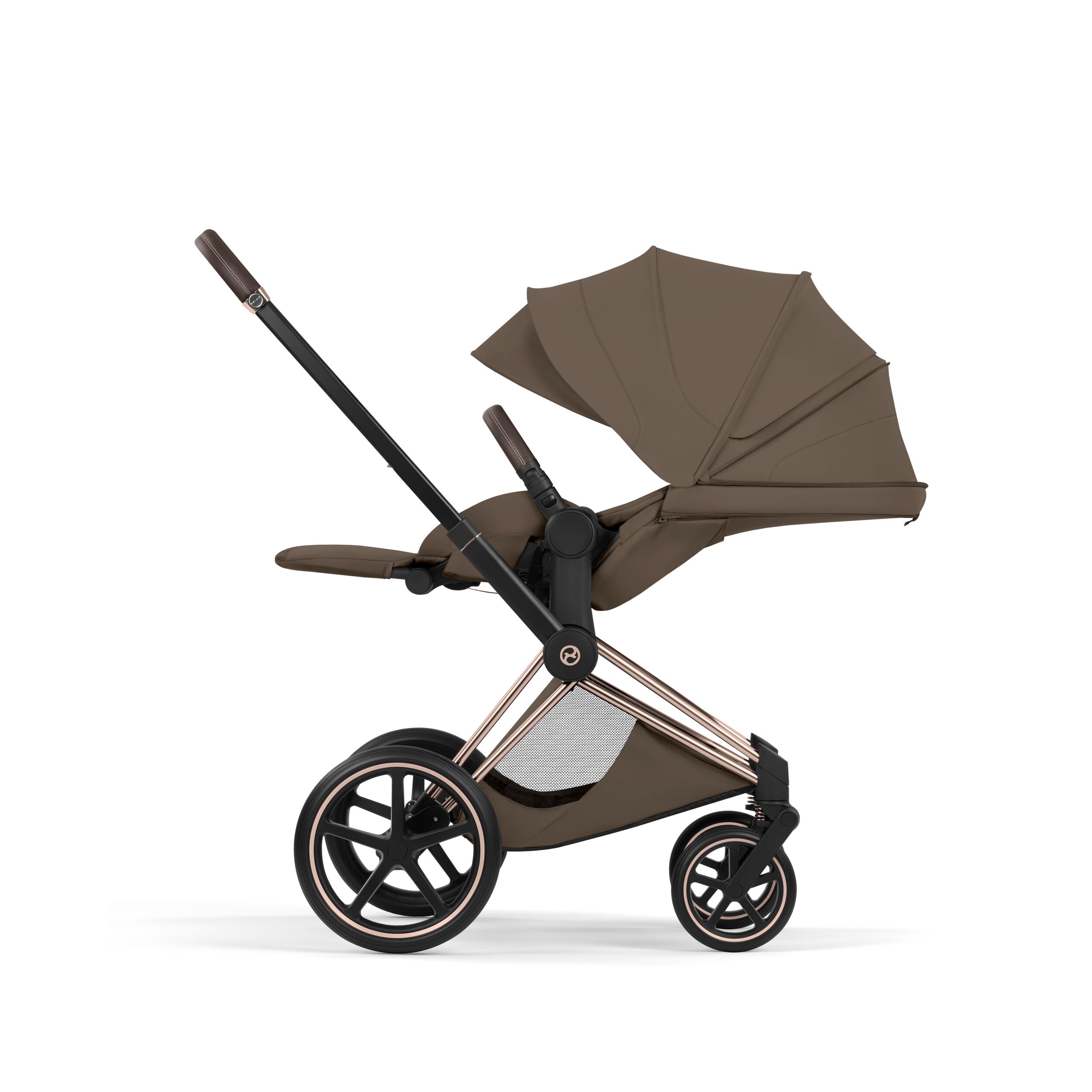 CYBEX PLATINUM – Passeggino Priam Style Coconout Brown con Telaio Rosegold 2026 - immagine 6