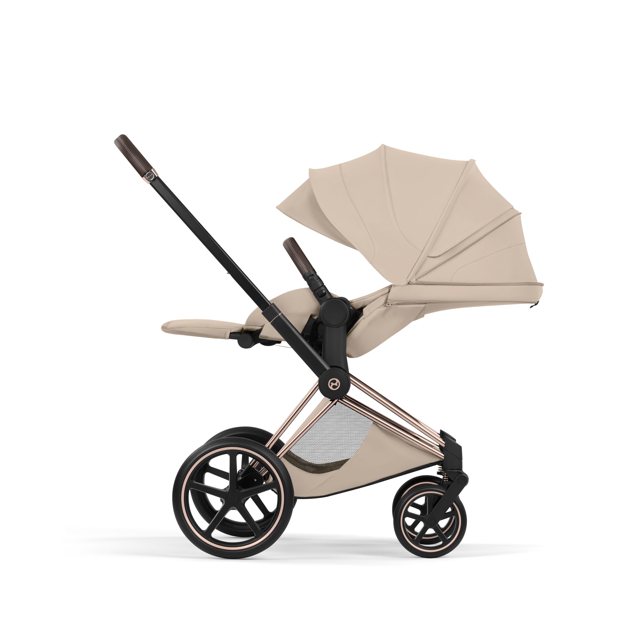 CYBEX PLATINUM – Passeggino Priam Style Cozy Beige con Telaio Rosegold 2026 - immagine 4