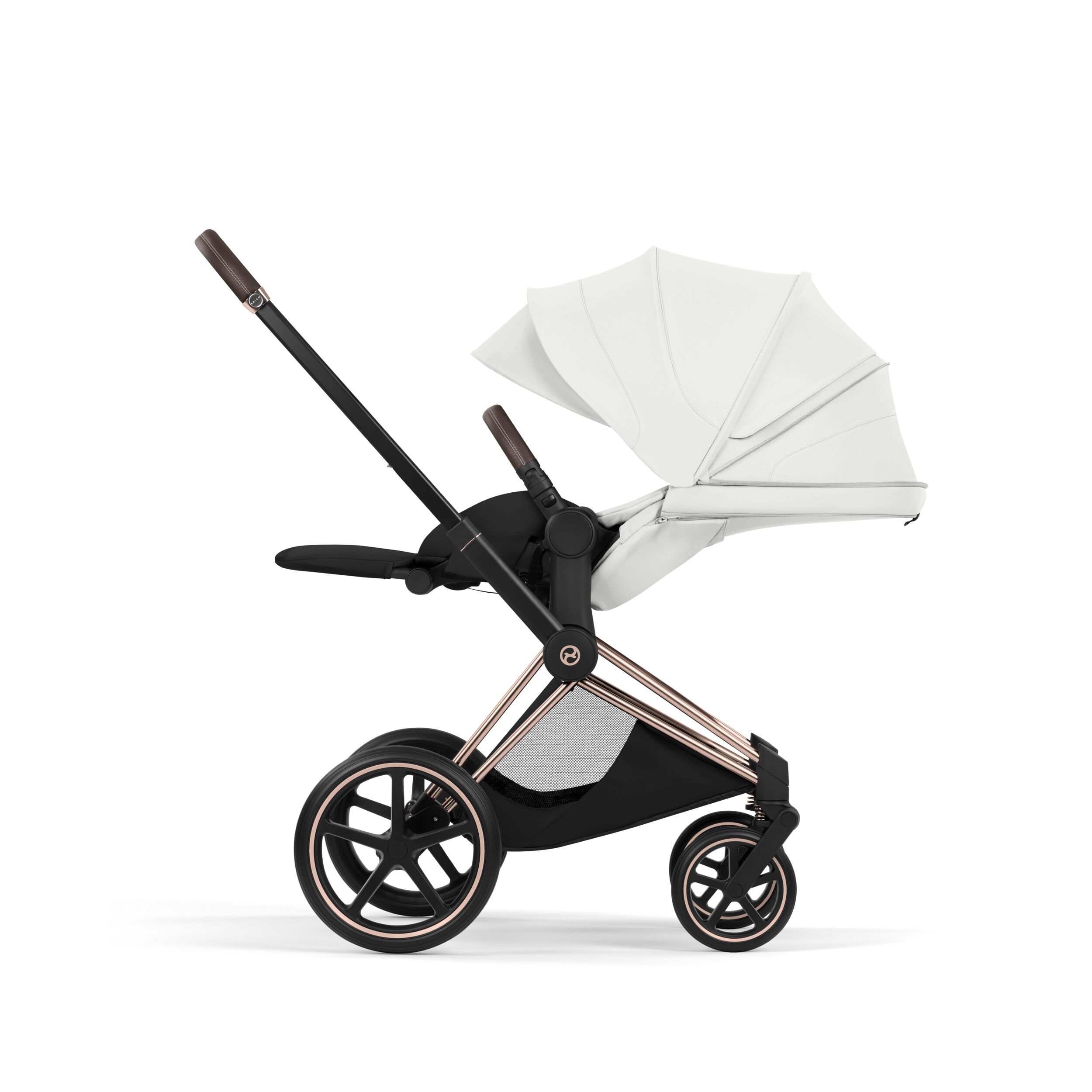 CYBEX PLATINUM – Passeggino Priam Style Off White con Telaio Rosegold 2026 - immagine 5