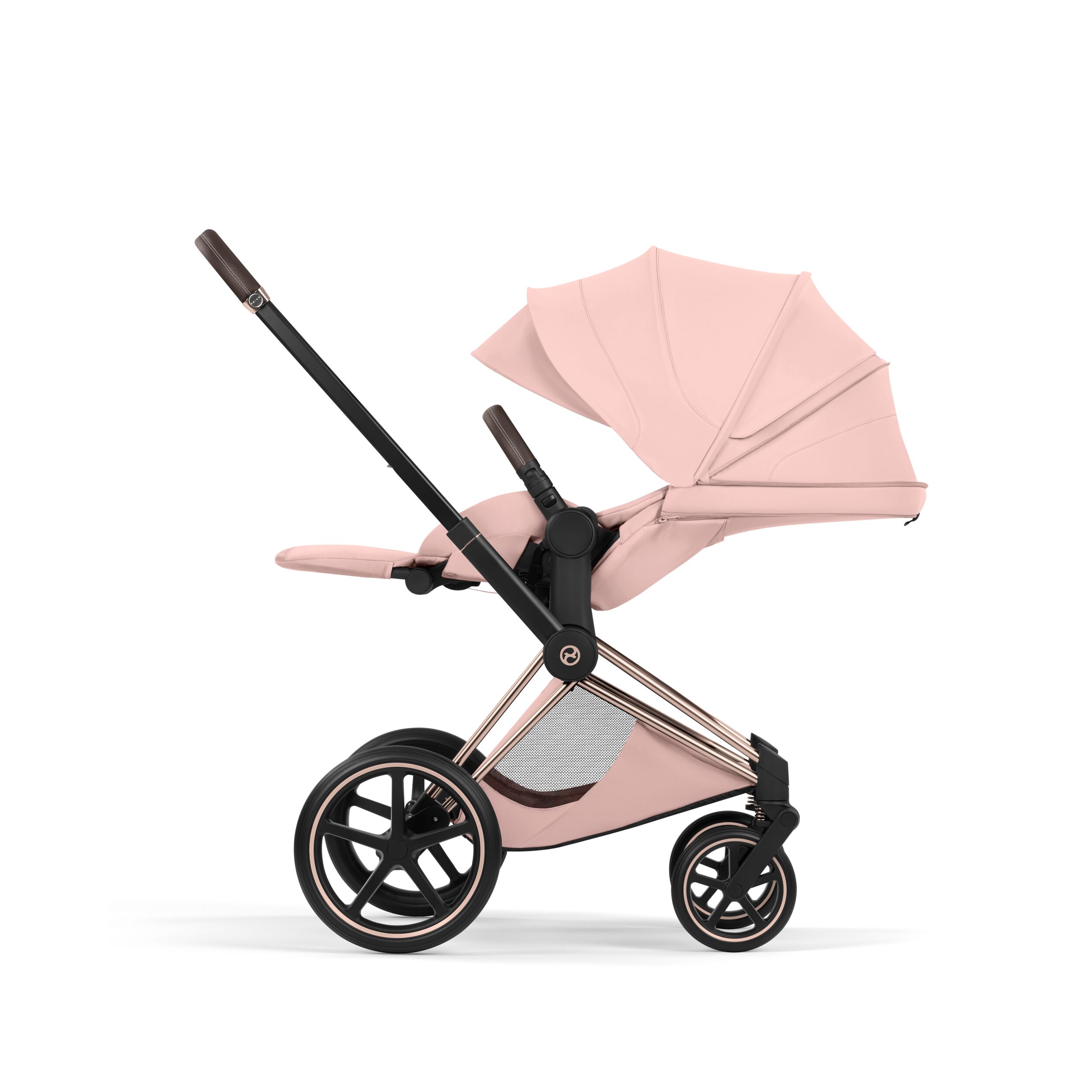 CYBEX PLATINUM – Passeggino Priam Style Peach Pink con Telaio Rosegold 2026 - immagine 6