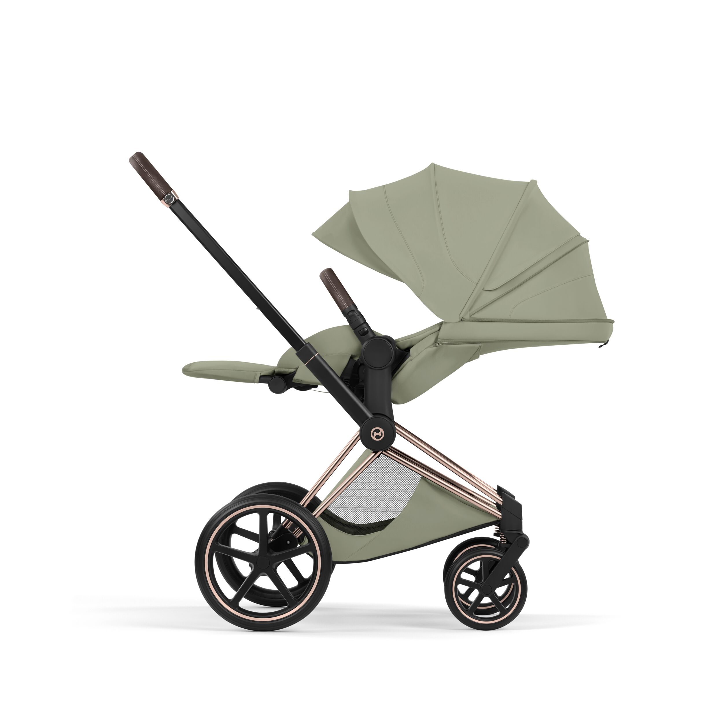 CYBEX PLATINUM – Passeggino Priam Style Sage Green con Telaio Rosegold 2026 - immagine 4