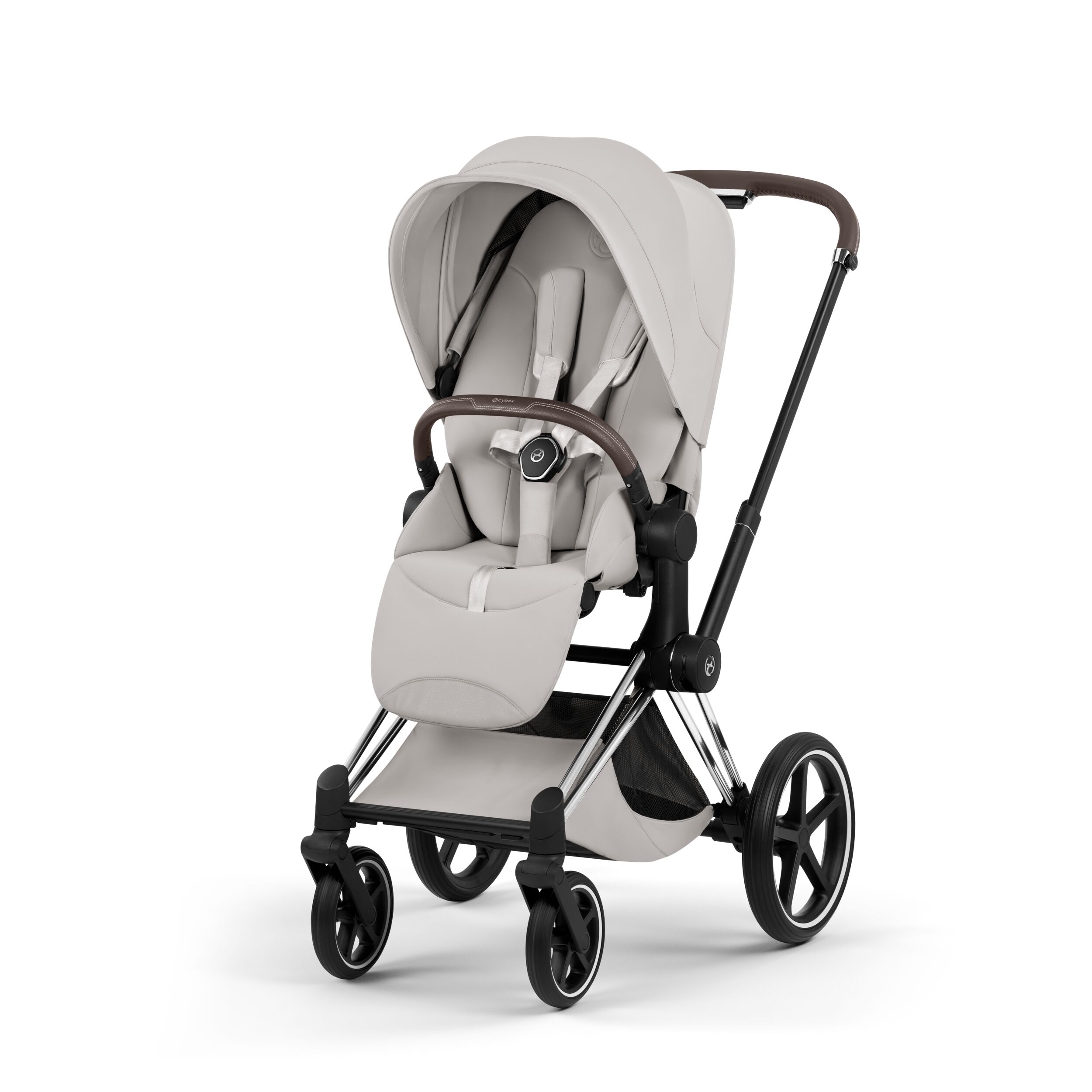 CYBEX PLATINUM - Passeggino Priam Style City Grey con Telaio Chrome Brown 2026