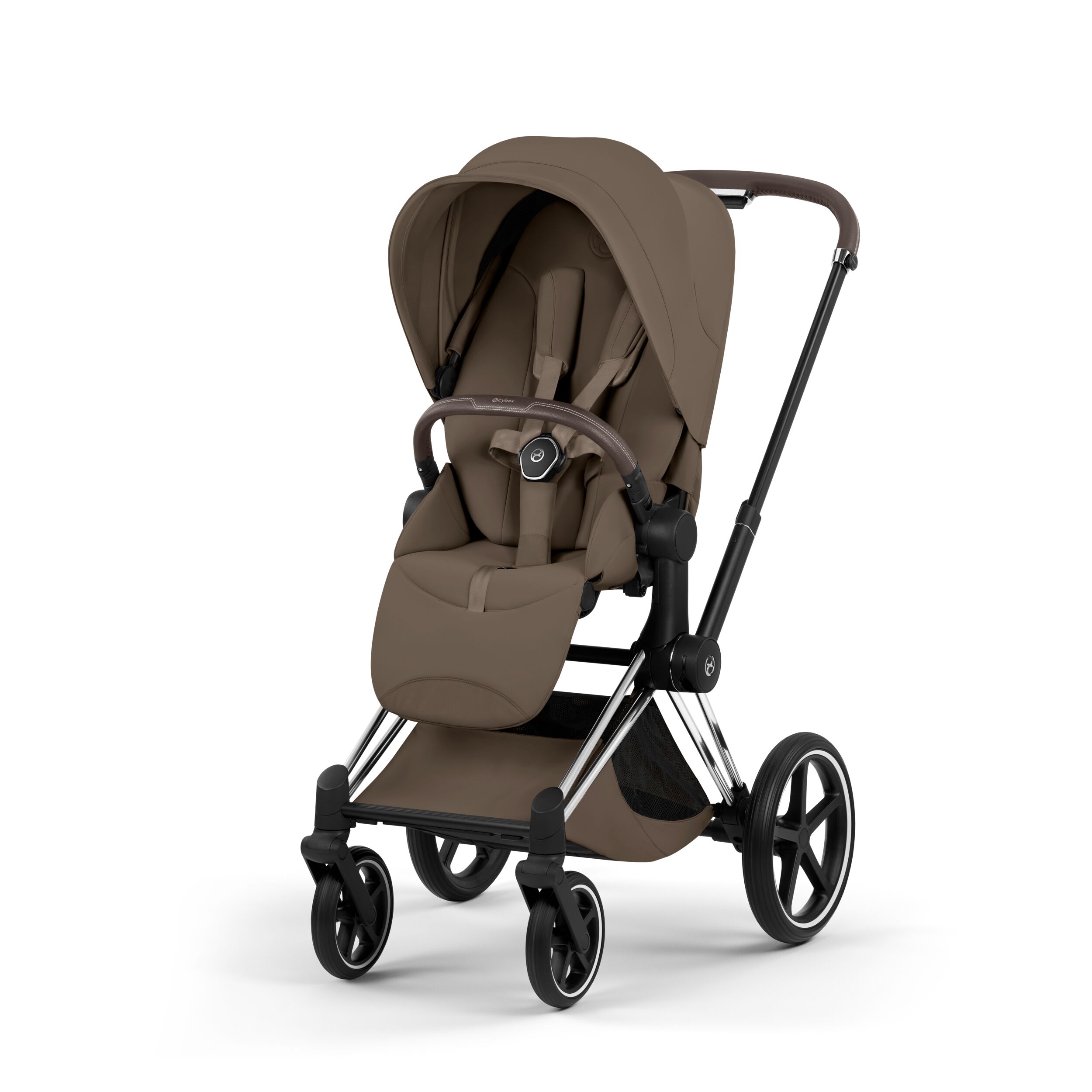 CYBEX PLATINUM - Passeggino Priam Style Coconout Brown con Telaio Chrome Brown 2026