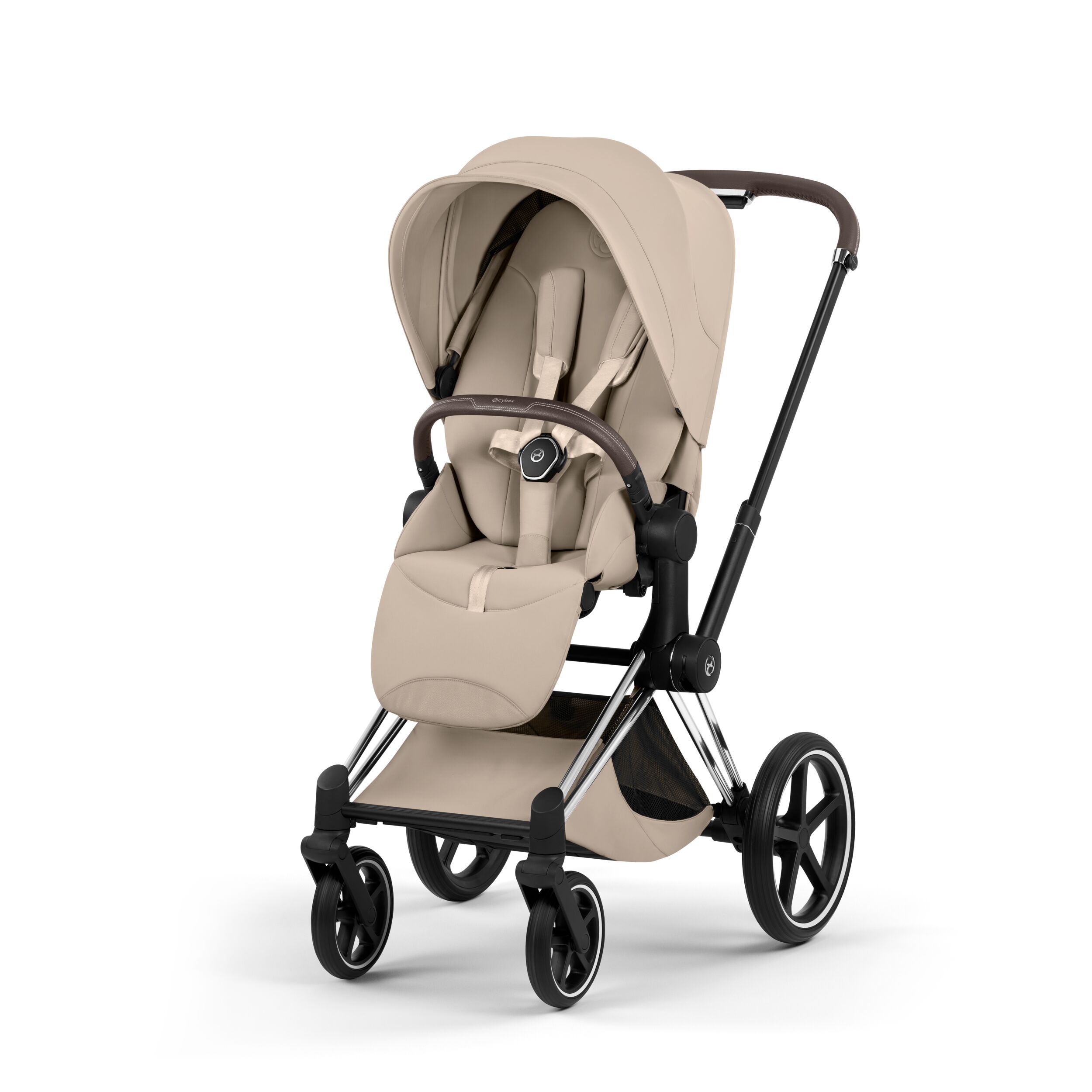 CYBEX PLATINUM - Passeggino Priam Style Cozy Beige con Telaio Chrome Brown 2026