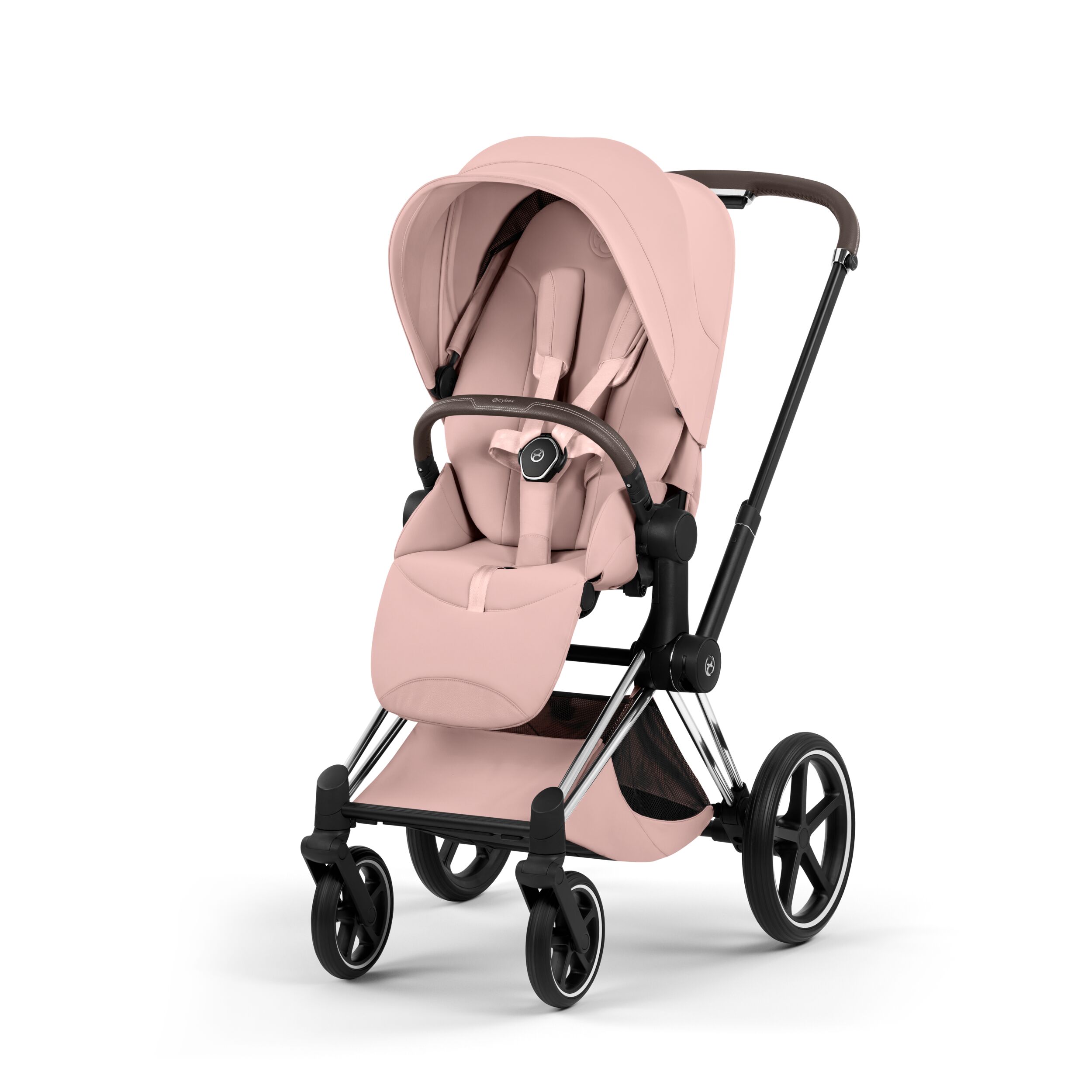CYBEX PLATINUM - Passeggino Priam Style Peach Pink con Telaio Chrome Brown 2026