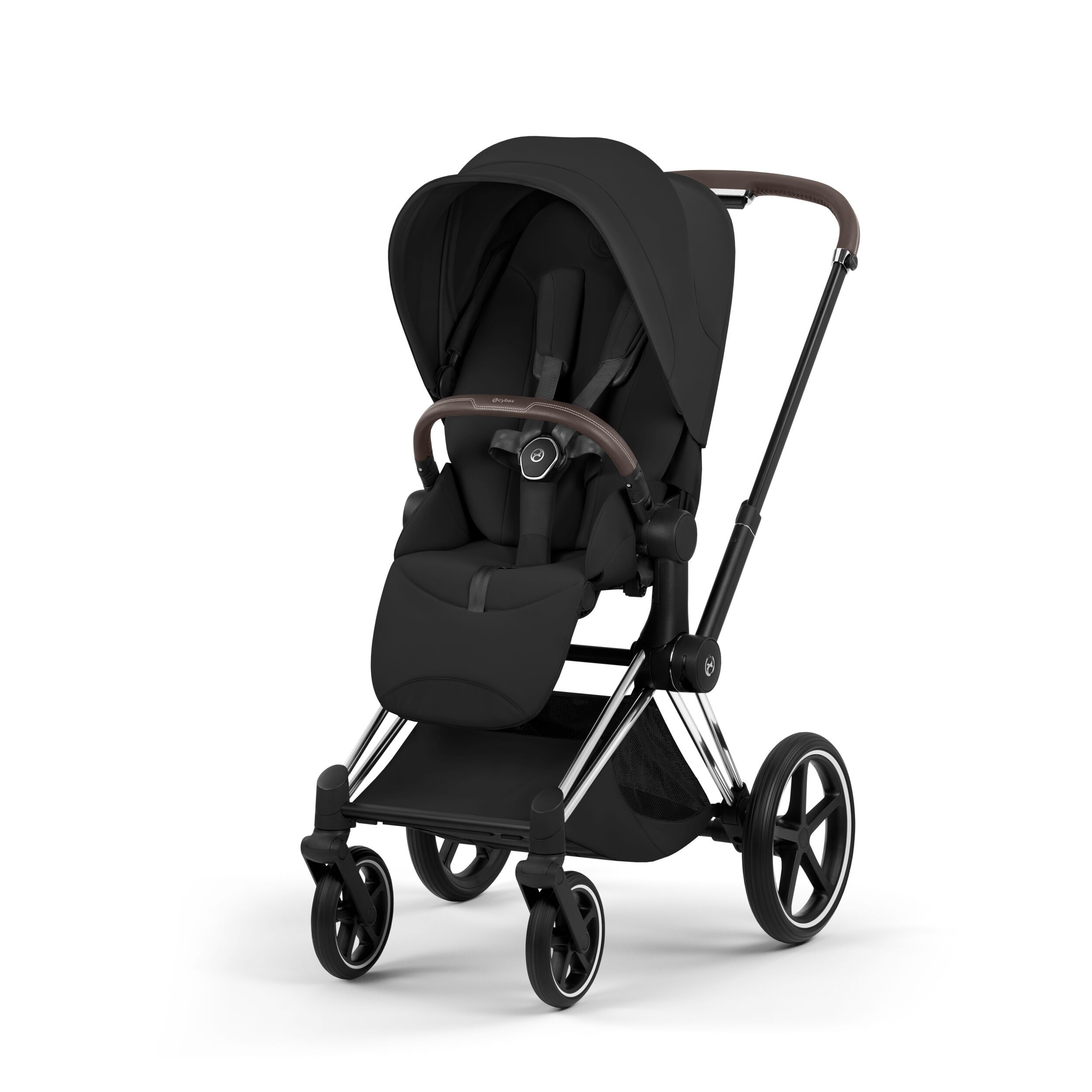 CYBEX PLATINUM - Passeggino Priam Style Sepia Black con Telaio Chrome Brown 2026