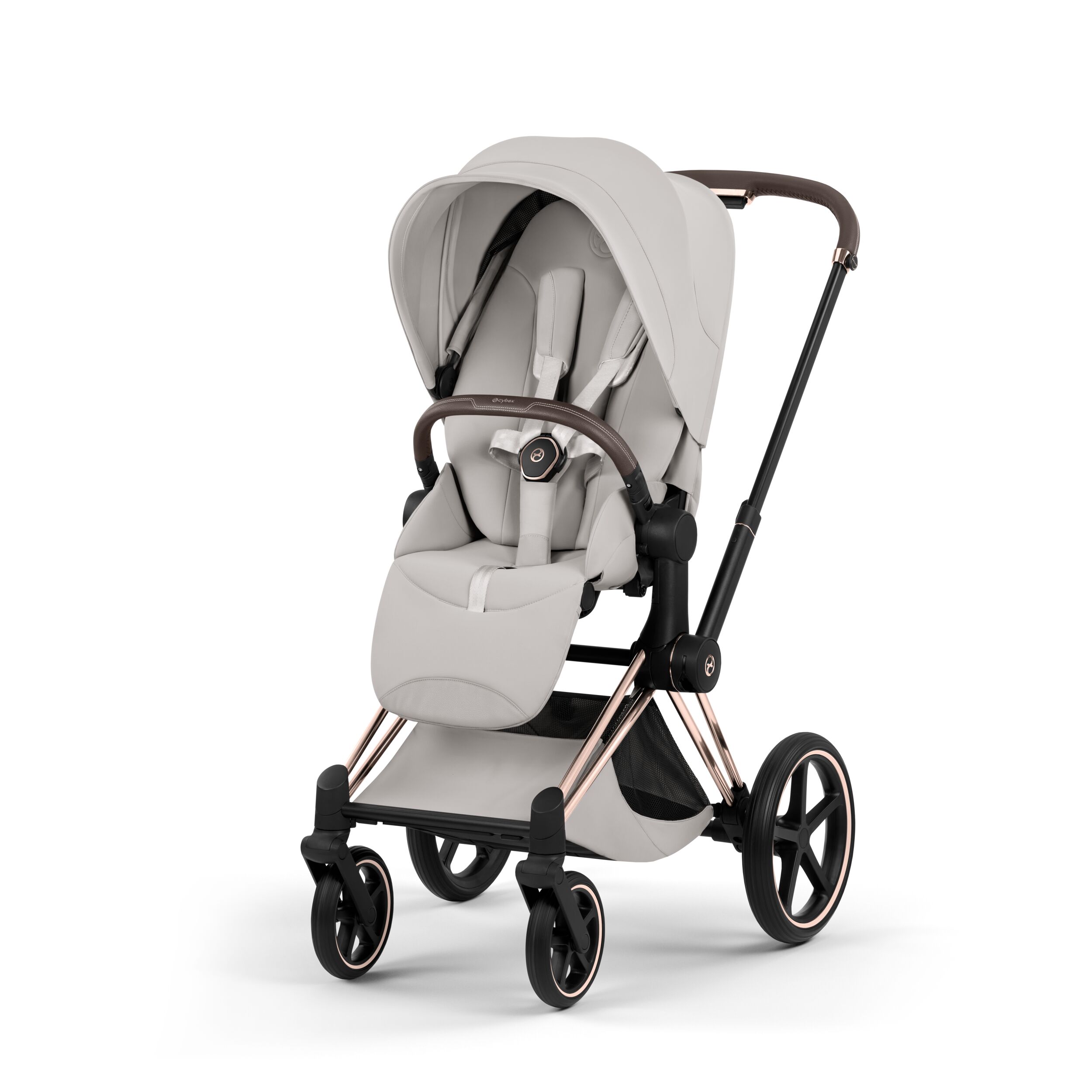 CYBEX PLATINUM - Passeggino Priam Style City Grey con Telaio Rosegold 2026