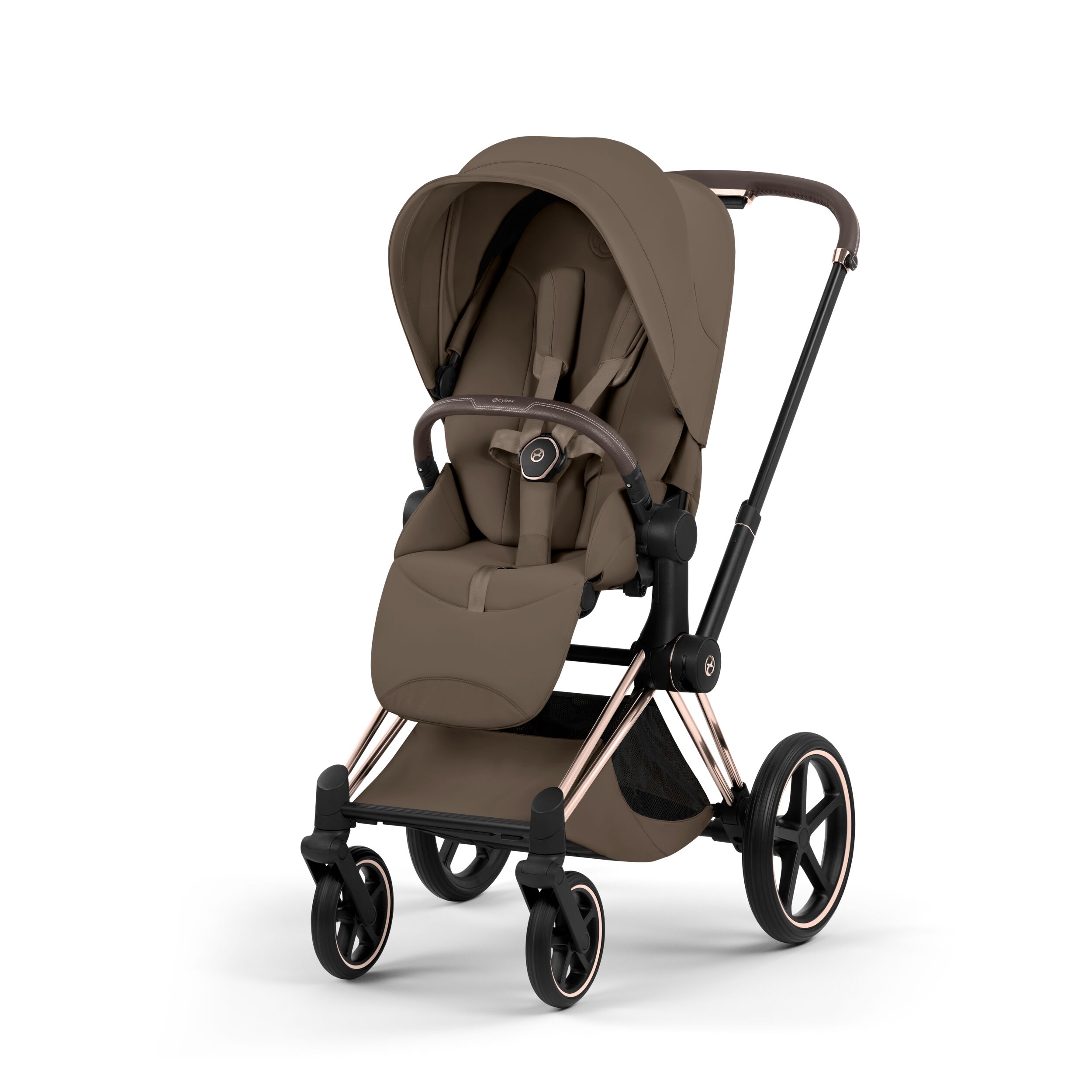 CYBEX PLATINUM - Passeggino Priam Style Coconout Brown con Telaio Rosegold 2026