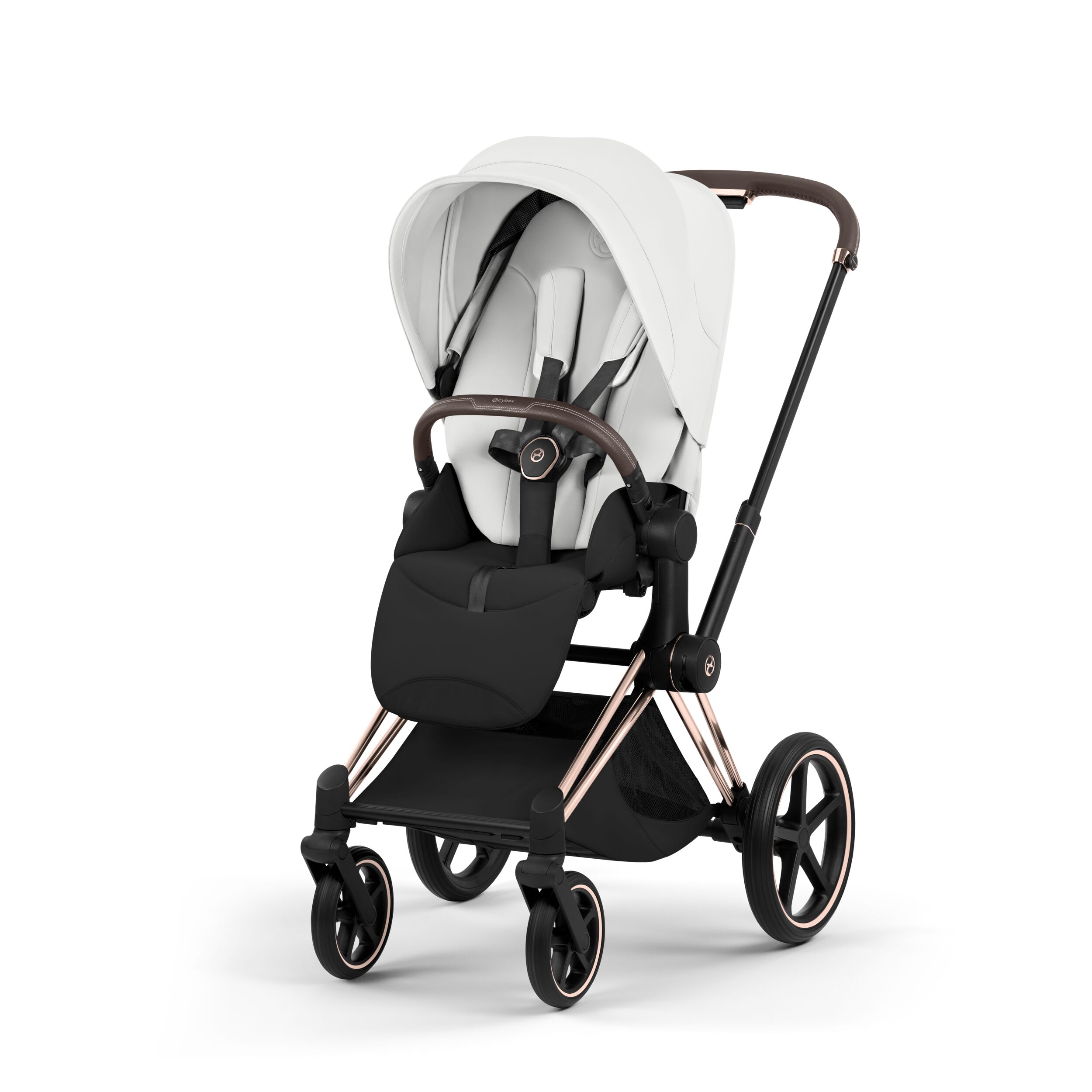 CYBEX PLATINUM - Passeggino Priam Style Off White con Telaio Rosegold 2026
