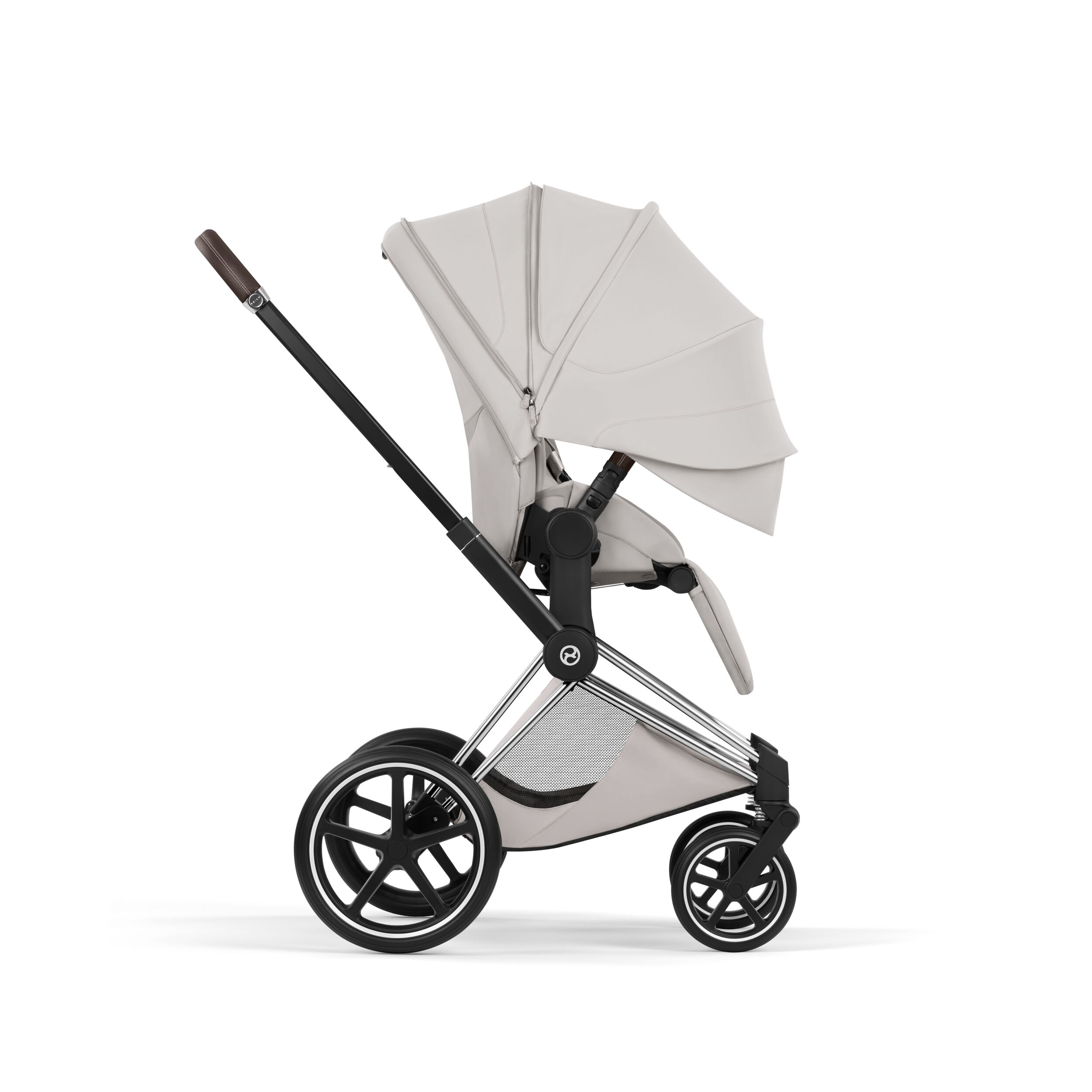 CYBEX PLATINUM – Passeggino Priam Style City Grey con Telaio Chrome Brown 2026 - immagine 6
