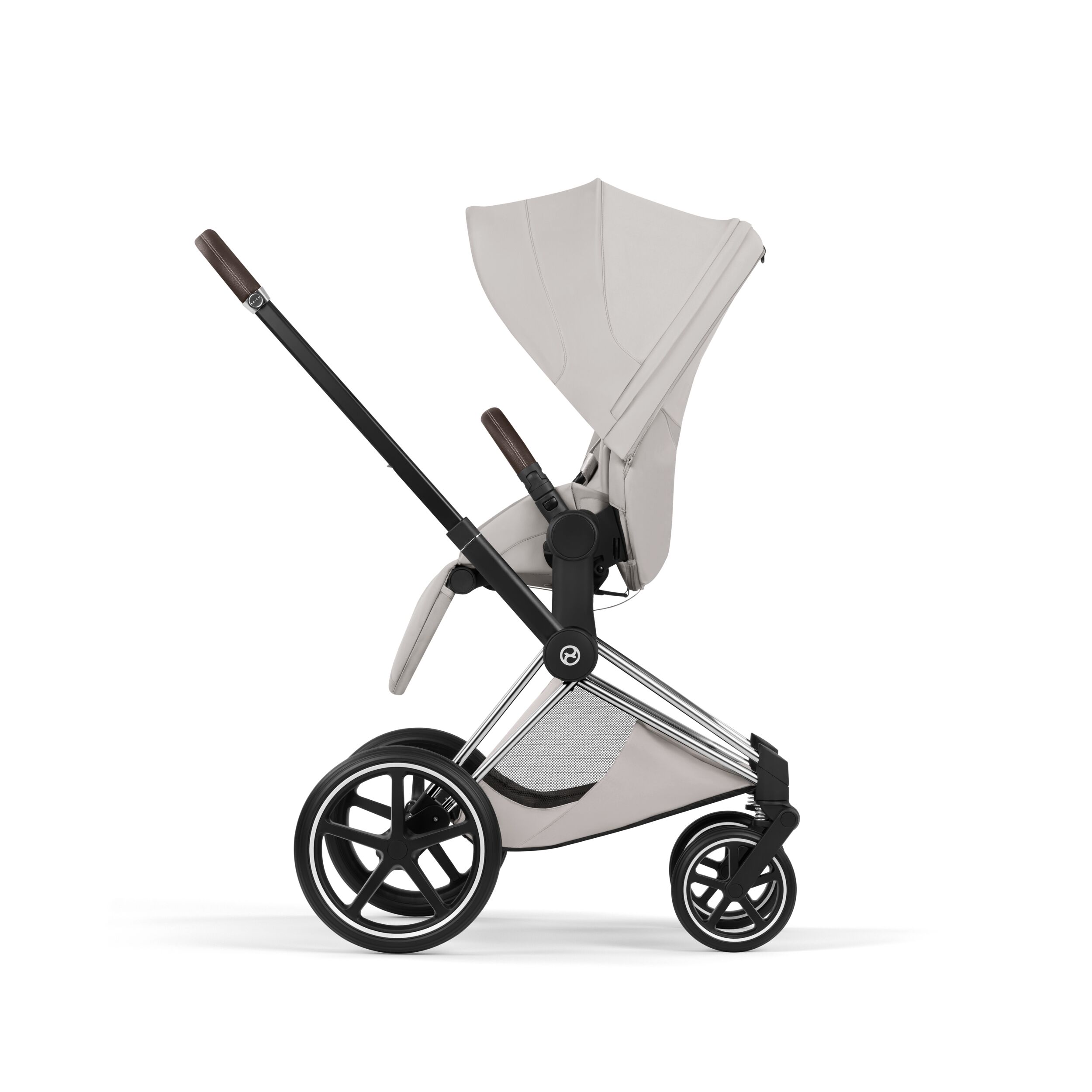 CYBEX PLATINUM – Passeggino Priam Style City Grey con Telaio Chrome Brown 2026 - immagine 3