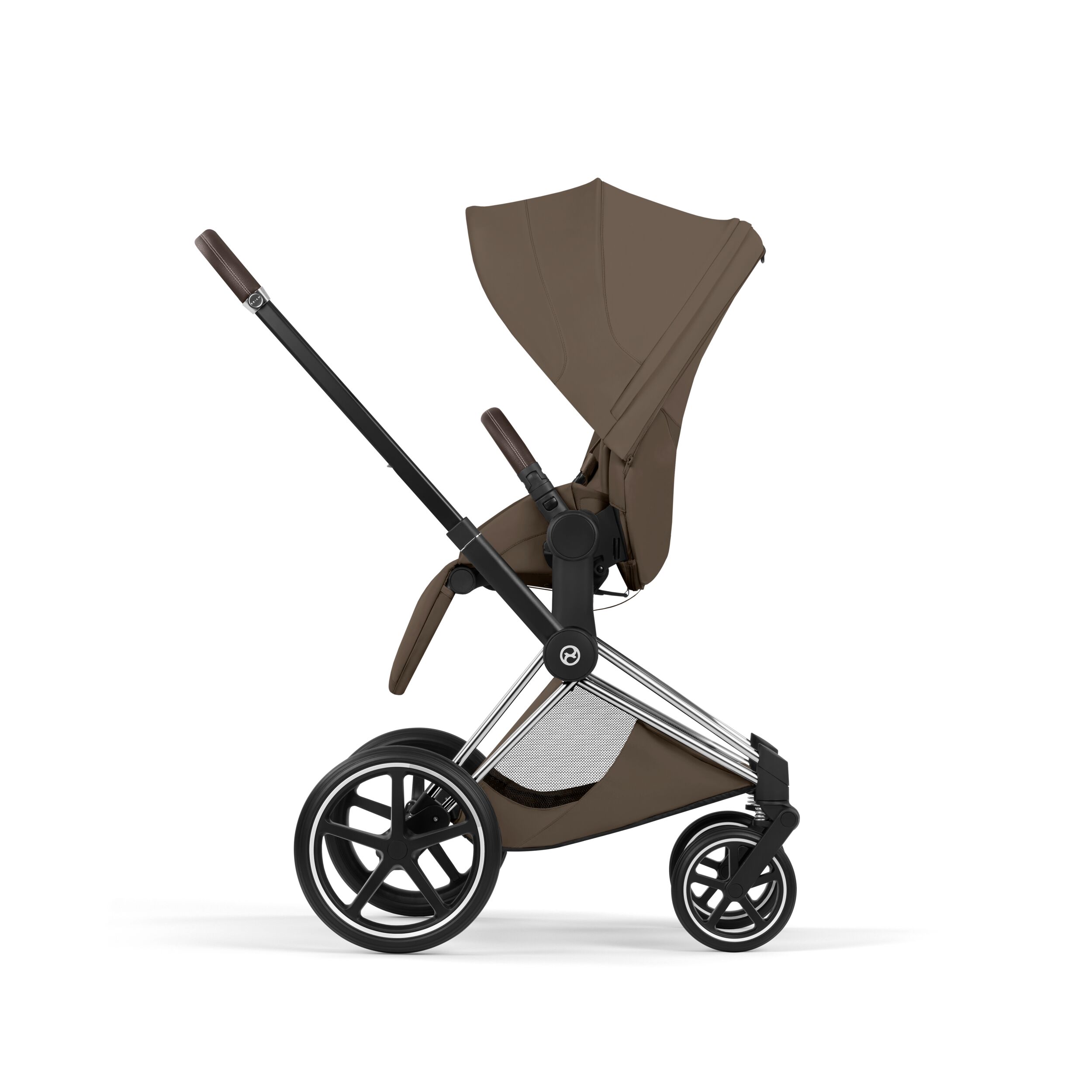CYBEX PLATINUM – Passeggino Priam Style Coconout Brown con Telaio Chrome Brown 2026 - immagine 3