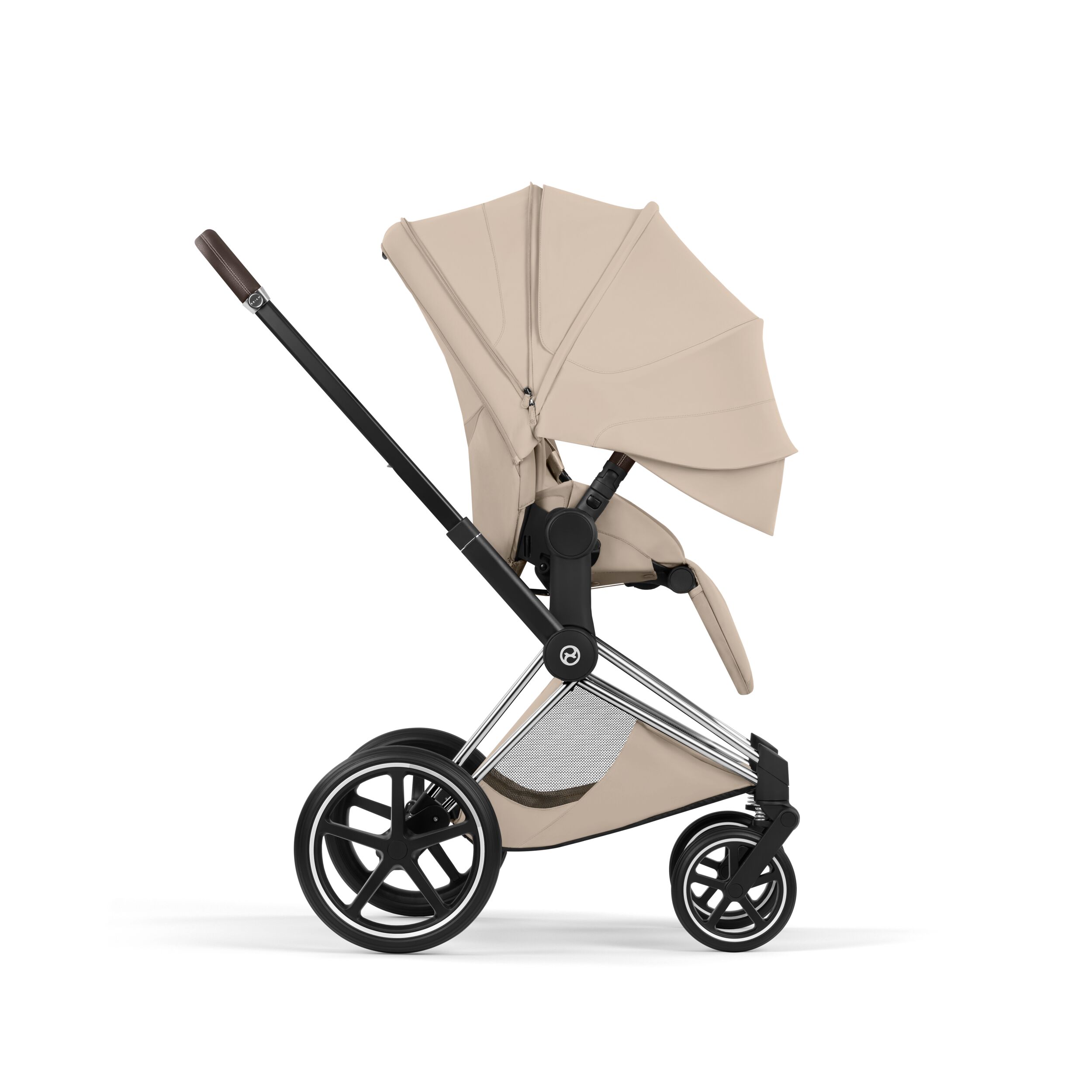 CYBEX PLATINUM – Passeggino Priam Style Cozy Beige con Telaio Chrome Brown 2026 - immagine 7
