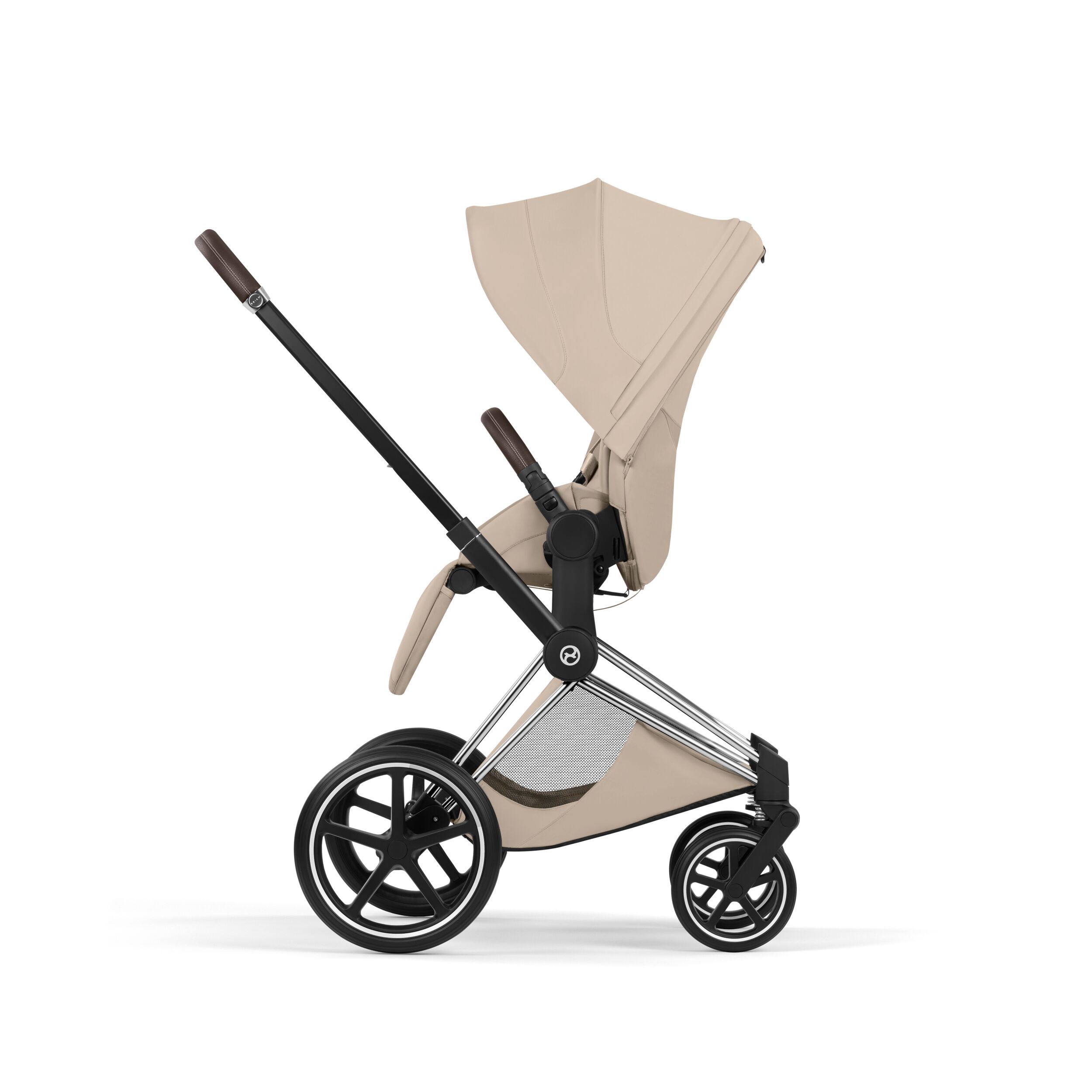 CYBEX PLATINUM – Passeggino Priam Style Cozy Beige con Telaio Chrome Brown 2026 - immagine 3