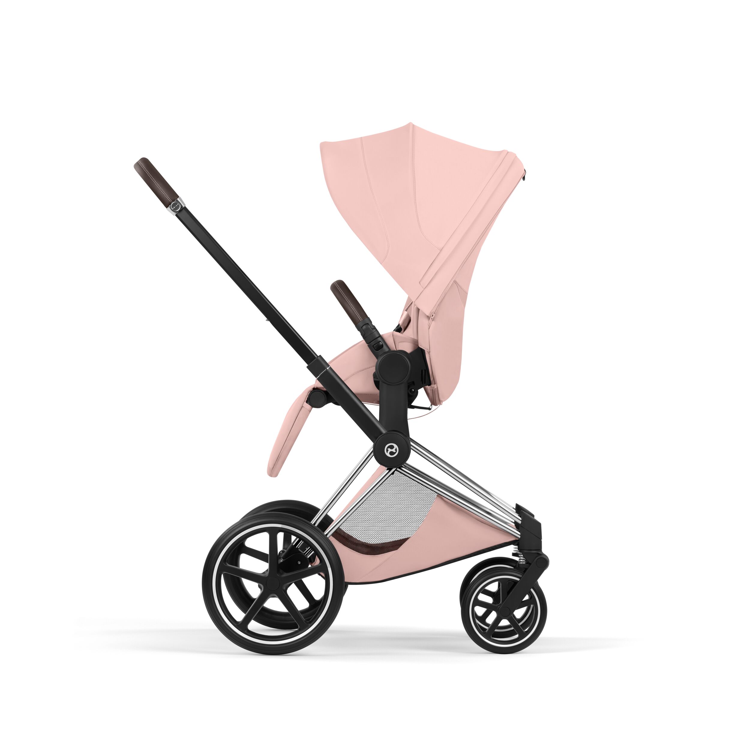 CYBEX PLATINUM – Passeggino Priam Style Peach Pink con Telaio Chrome Brown 2026 - immagine 5