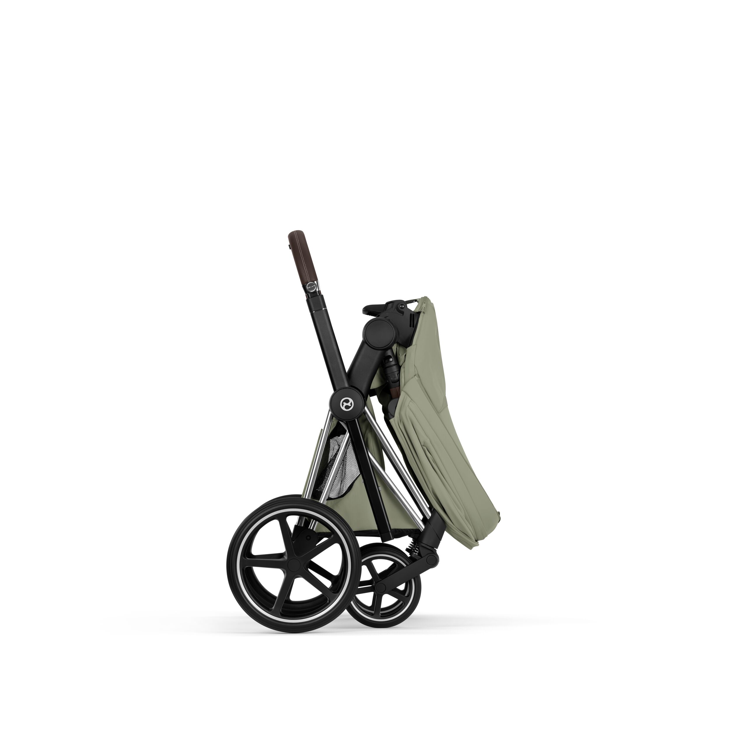 CYBEX PLATINUM – Passeggino Priam Style Sage Green con Telaio Chrome Brown 2026 - immagine 8