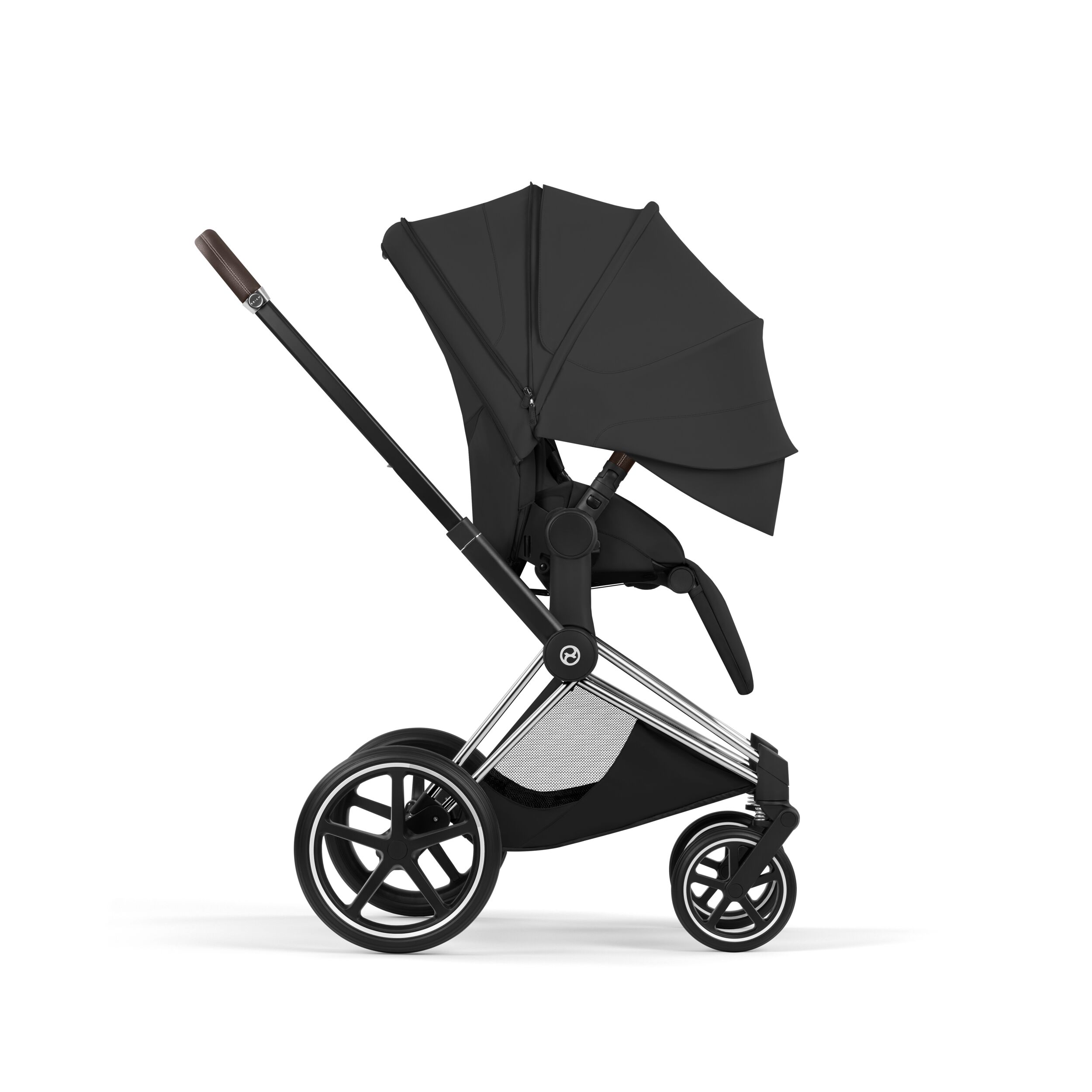 CYBEX PLATINUM – Passeggino Priam Style Sepia Black con Telaio Chrome Brown 2026 - immagine 6