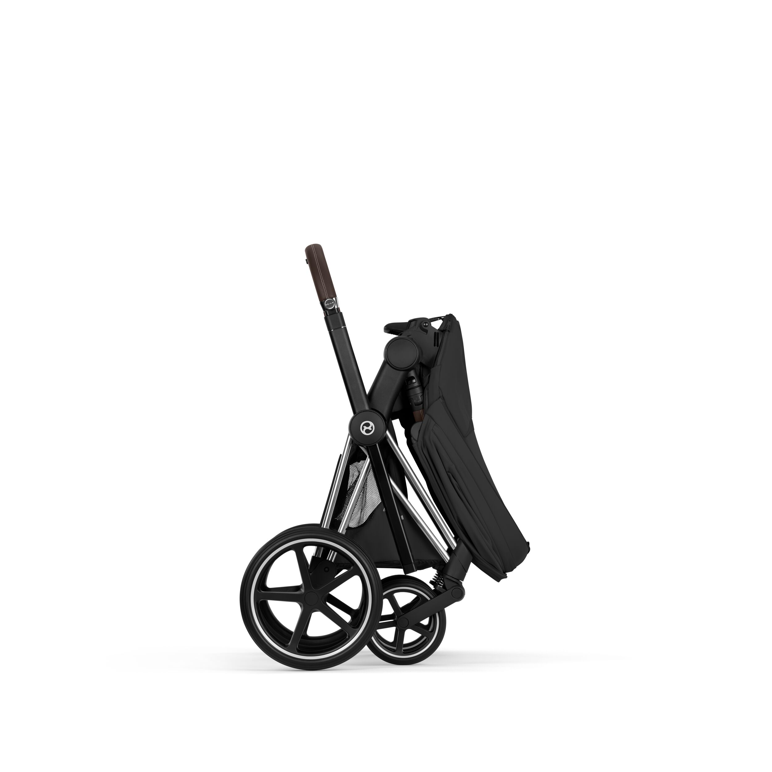 CYBEX PLATINUM – Passeggino Priam Style Sepia Black con Telaio Chrome Brown 2026 - immagine 8
