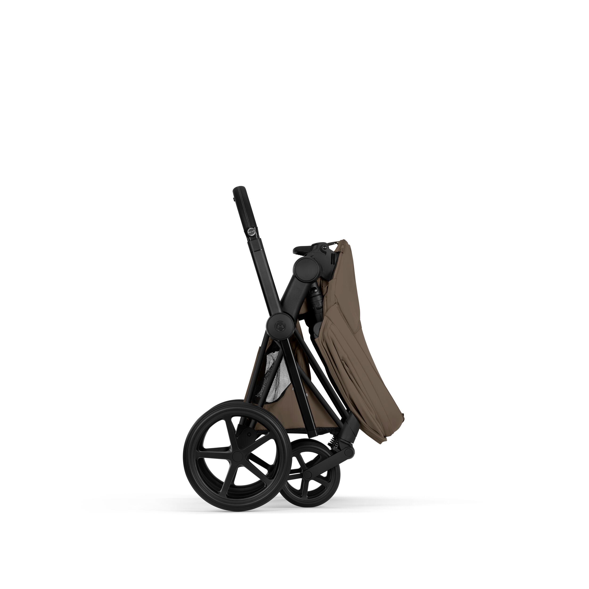 CYBEX PLATINUM – Trio Priam Style Coconout Brown con Telaio Matt Black e Seggiolino Auto Cloud-T - immagine 8