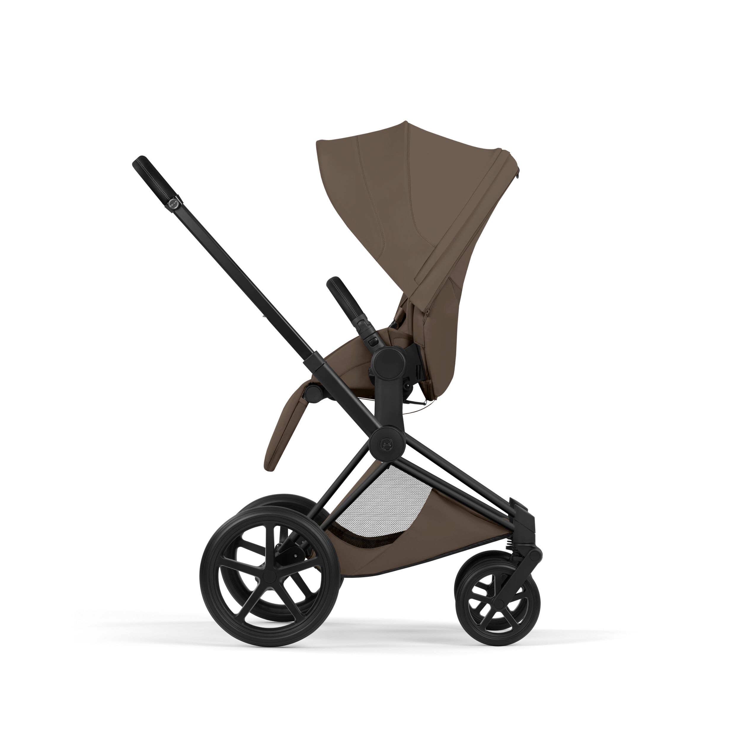 CYBEX PLATINUM – Trio Priam Style Coconout Brown con Telaio Matt Black e Seggiolino Auto Cloud-T - immagine 4