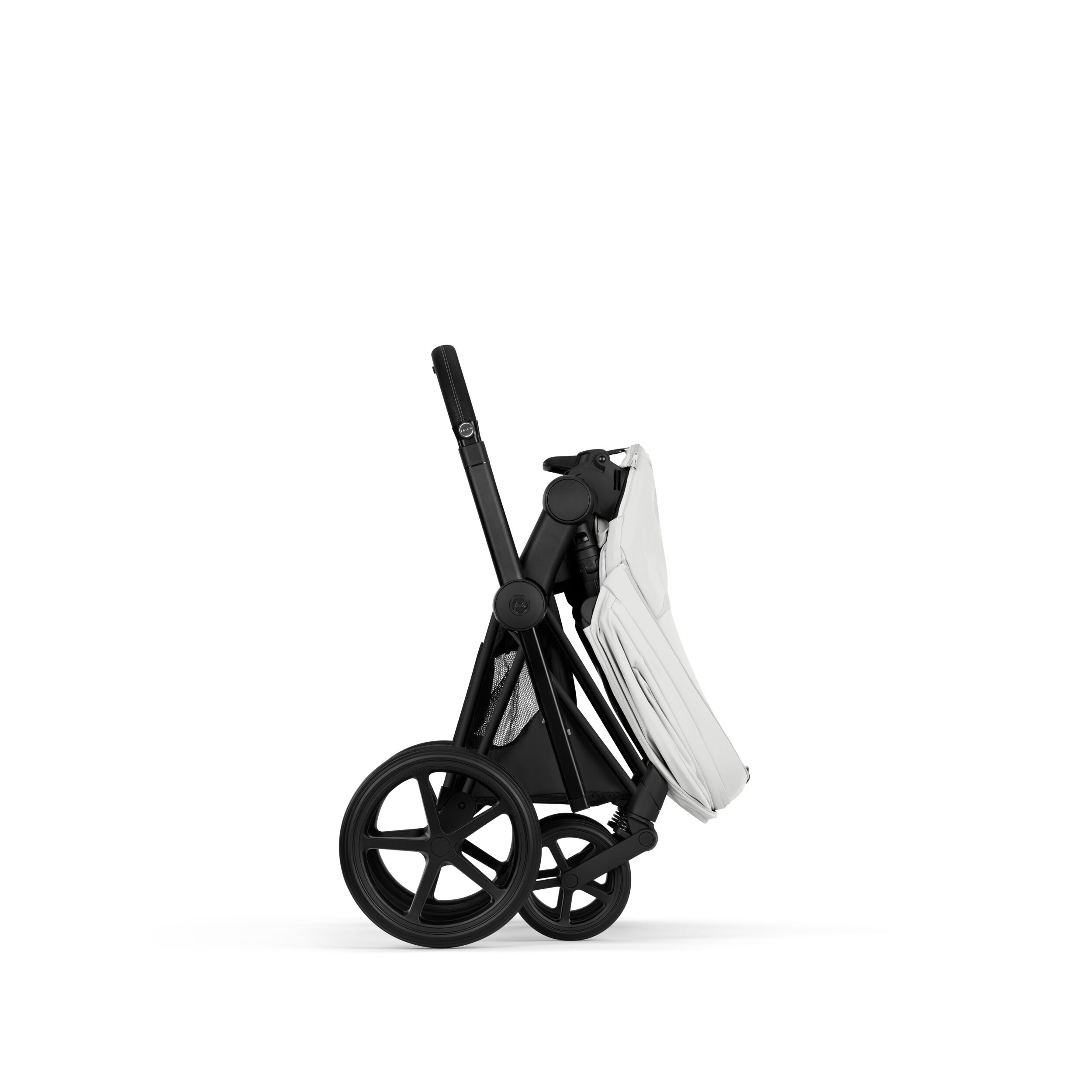 CYBEX PLATINUM – Trio Priam Style Off White con Telaio Matt Black e Seggiolino Auto Cloud-T - immagine 9