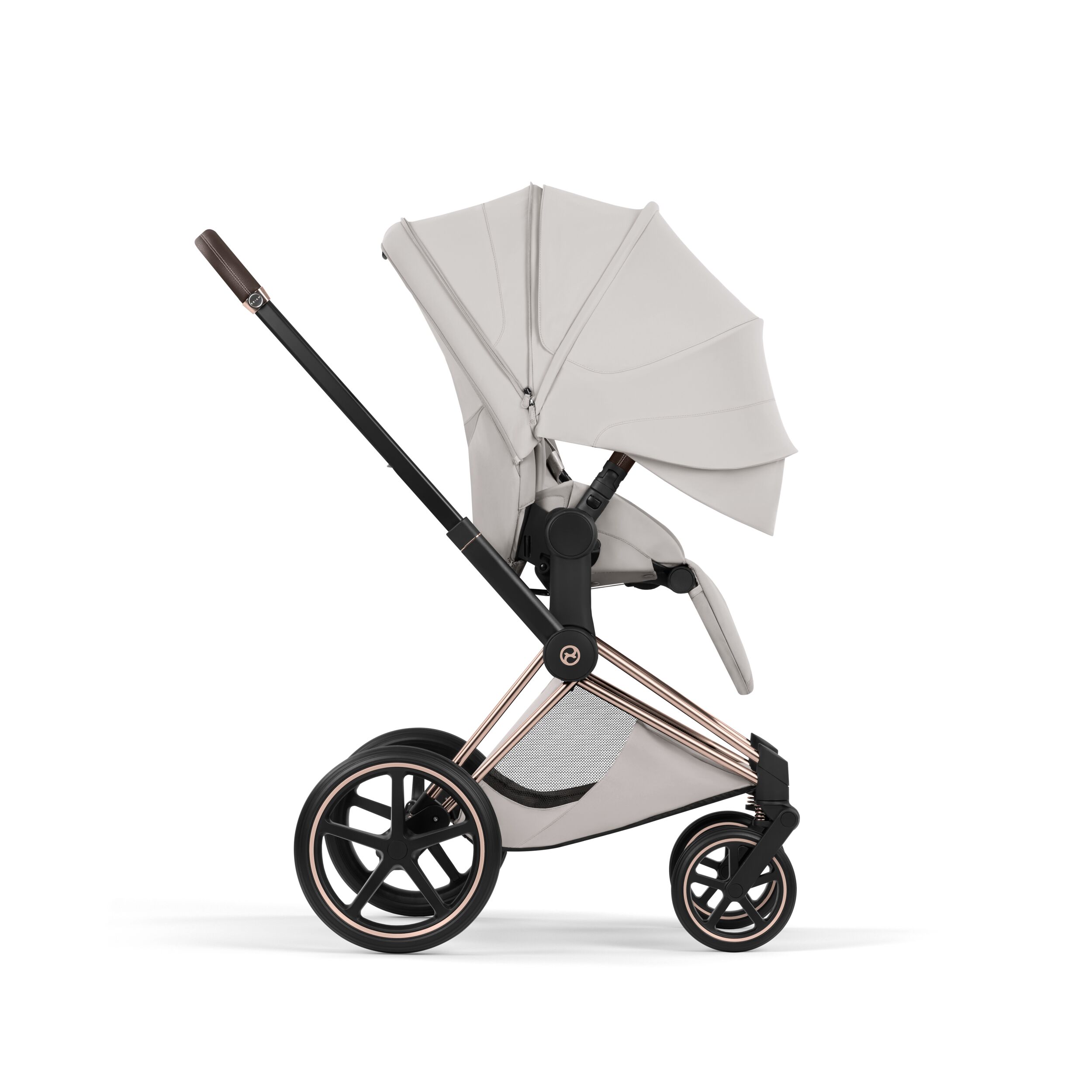 CYBEX PLATINUM – Passeggino Priam Style City Grey con Telaio Rosegold 2026 - immagine 4