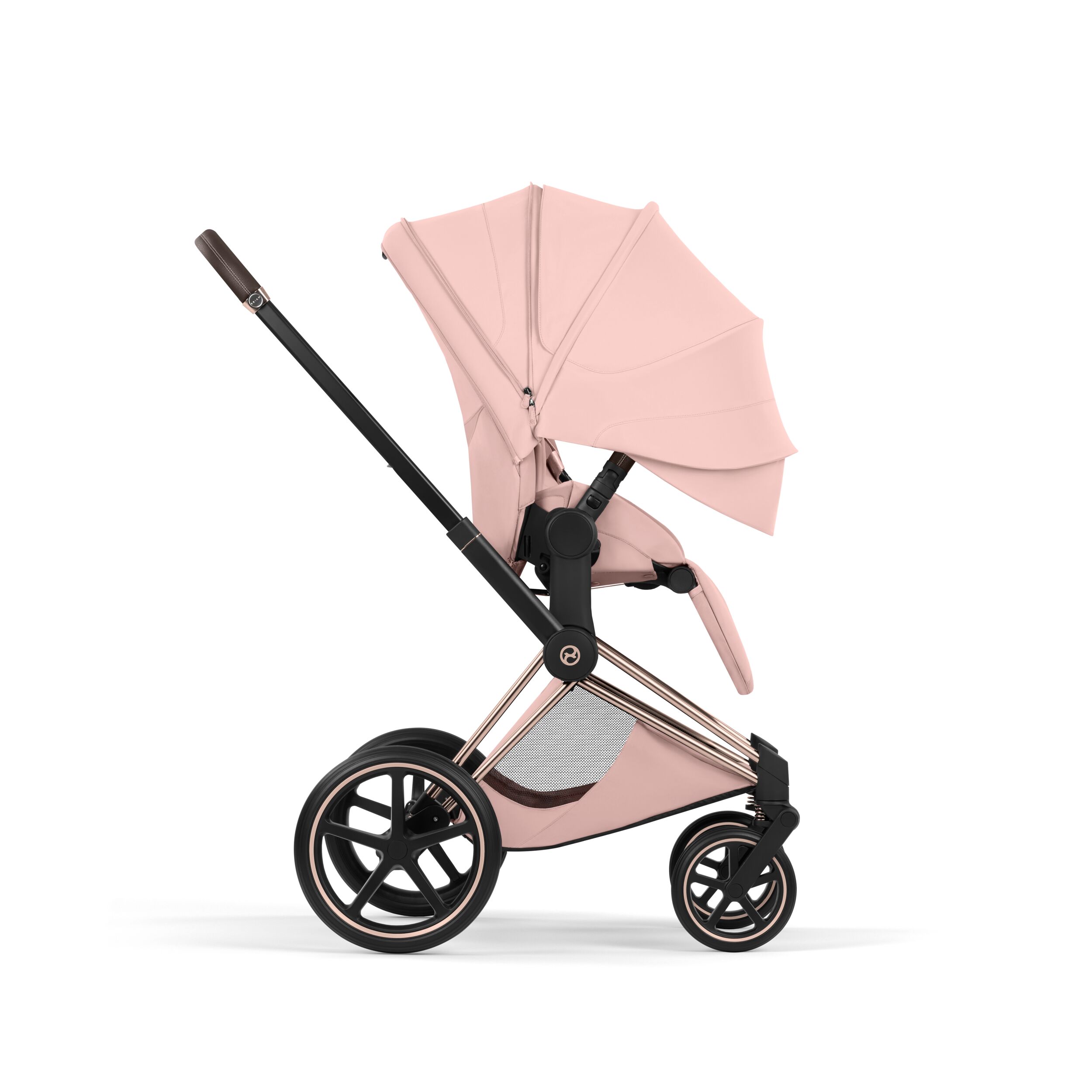 CYBEX PLATINUM – Passeggino Priam Style Peach Pink con Telaio Rosegold 2026 - immagine 4