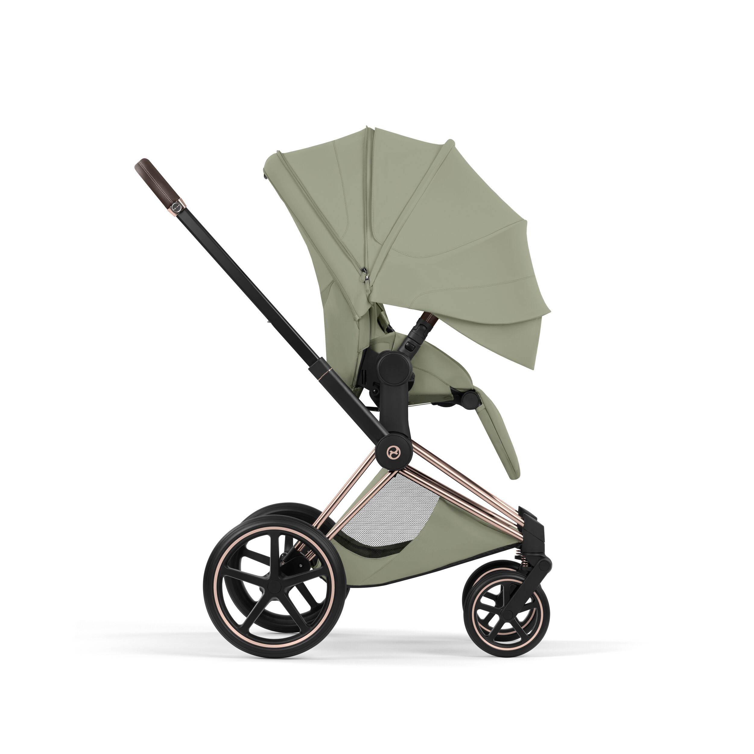CYBEX PLATINUM – Passeggino Priam Style Sage Green con Telaio Rosegold 2026 - immagine 6