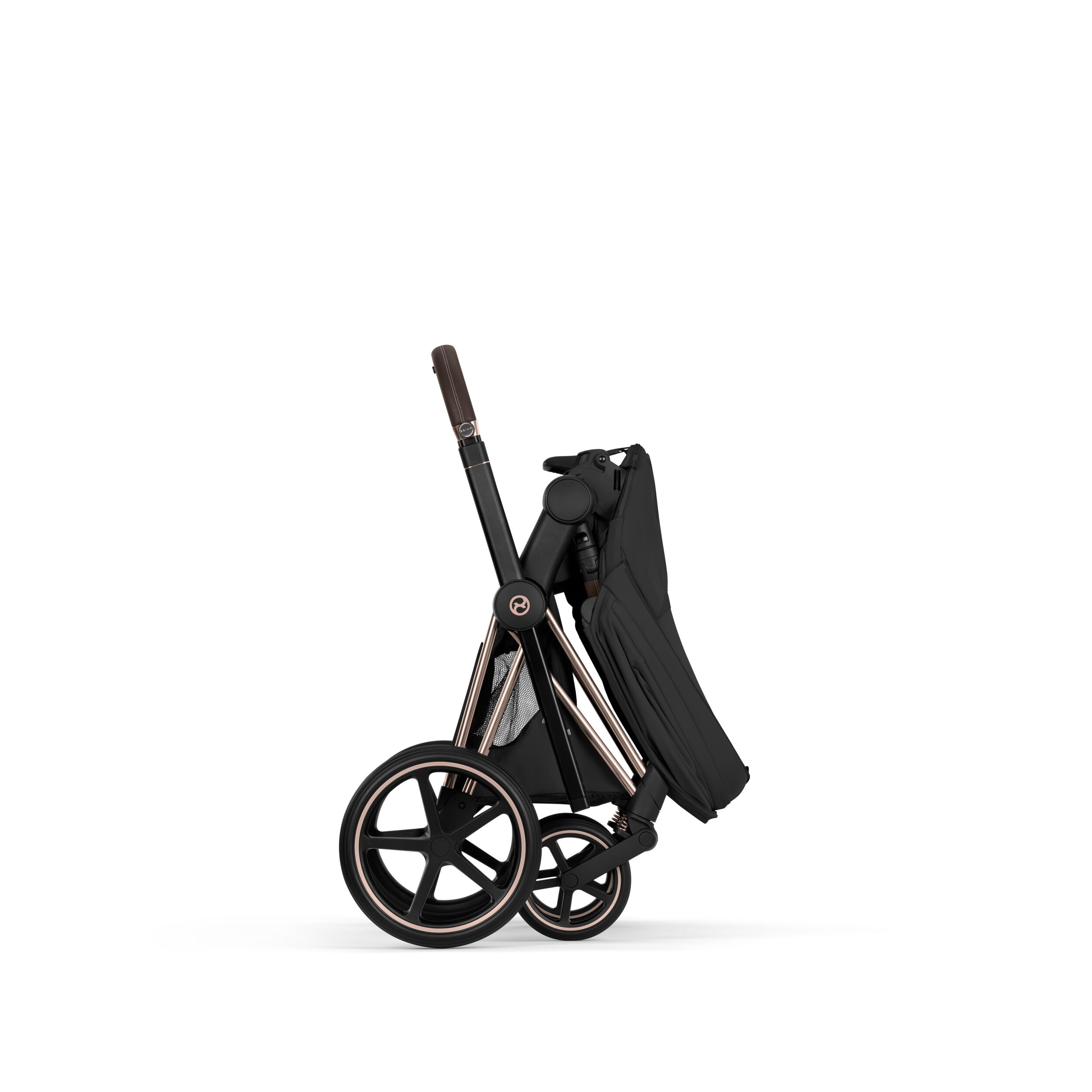 CYBEX PLATINUM – Passeggino Priam Style Sepia Black con Telaio Rosegold 2026 - immagine 8