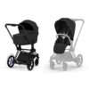CYBEX PLATINUM - Duo E-Priam Comfort Telaio Matt Black 2026