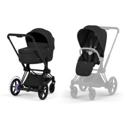 CYBEX PLATINUM - Duo E-Priam Comfort Telaio Matt Black 2026
