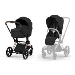 CYBEX PLATINUM - Duo E-Priam Comfort Telaio Rosegold 2026
