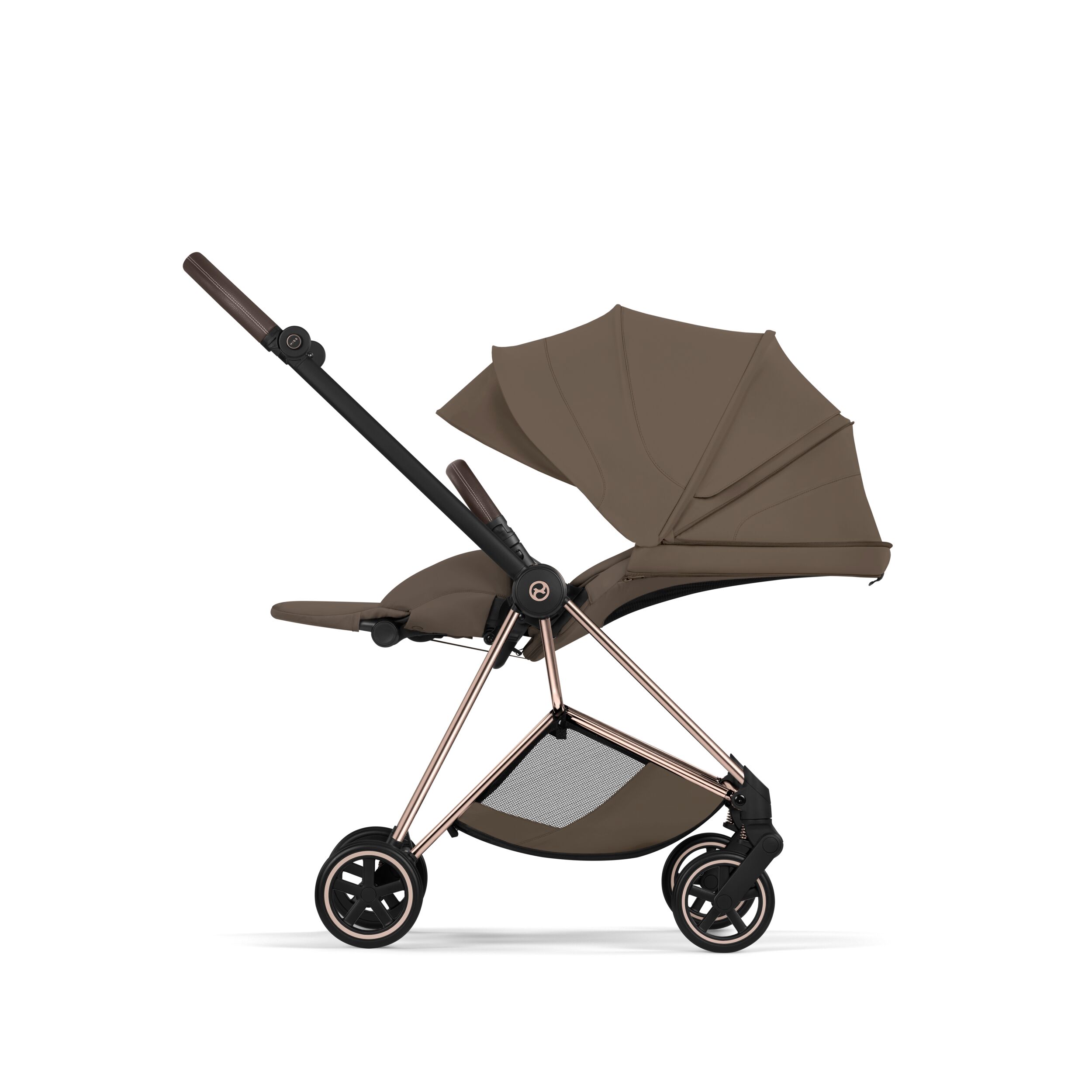 CYBEX PLATINUM – Trio Mios Style 2026 Coconout Brown con Telaio Rosegold e Seggiolino Auto Cloud – T - immagine 6