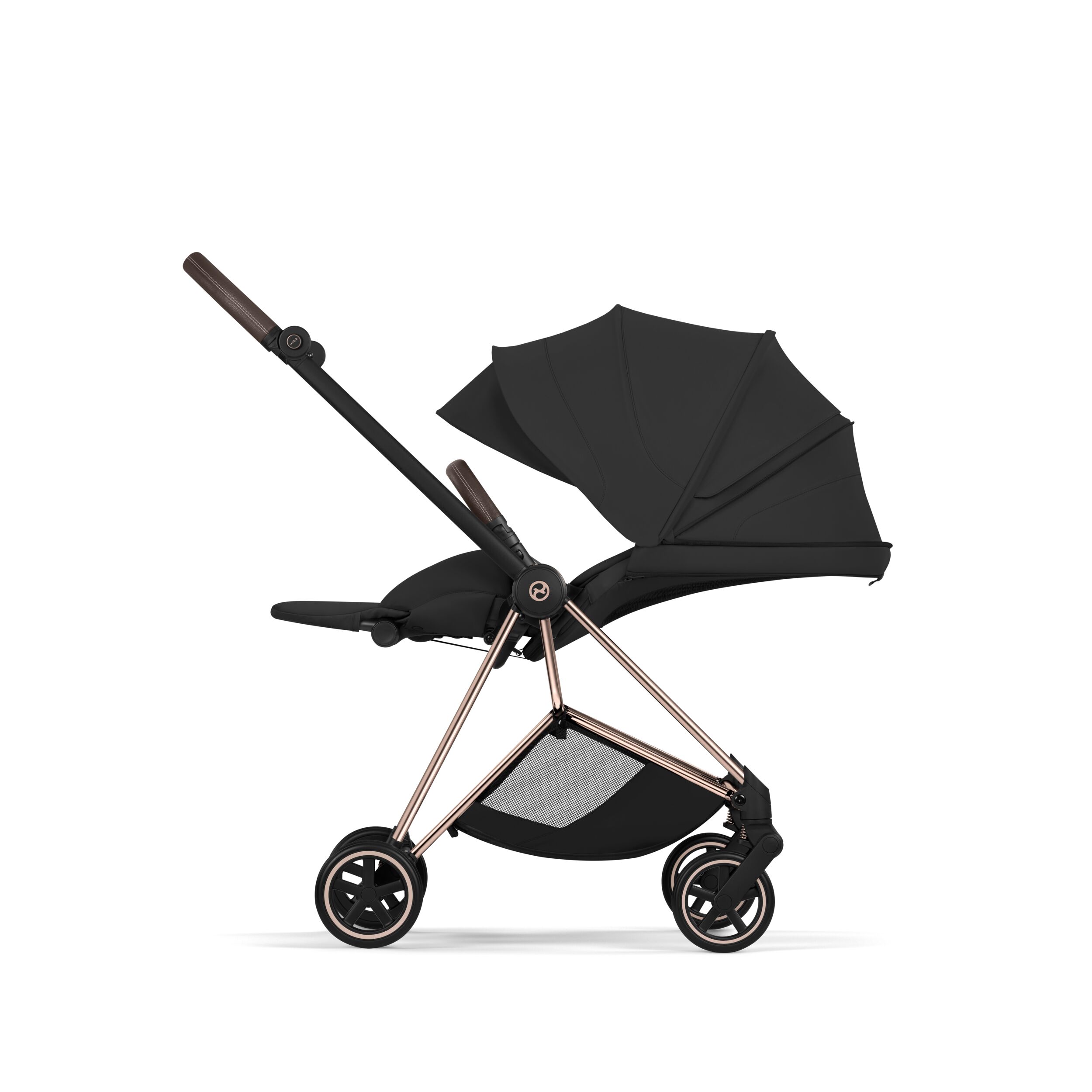 CYBEX PLATINUM – Passeggino Mios Style 2026 Sepia Black con Telaio Rosegold - immagine 5