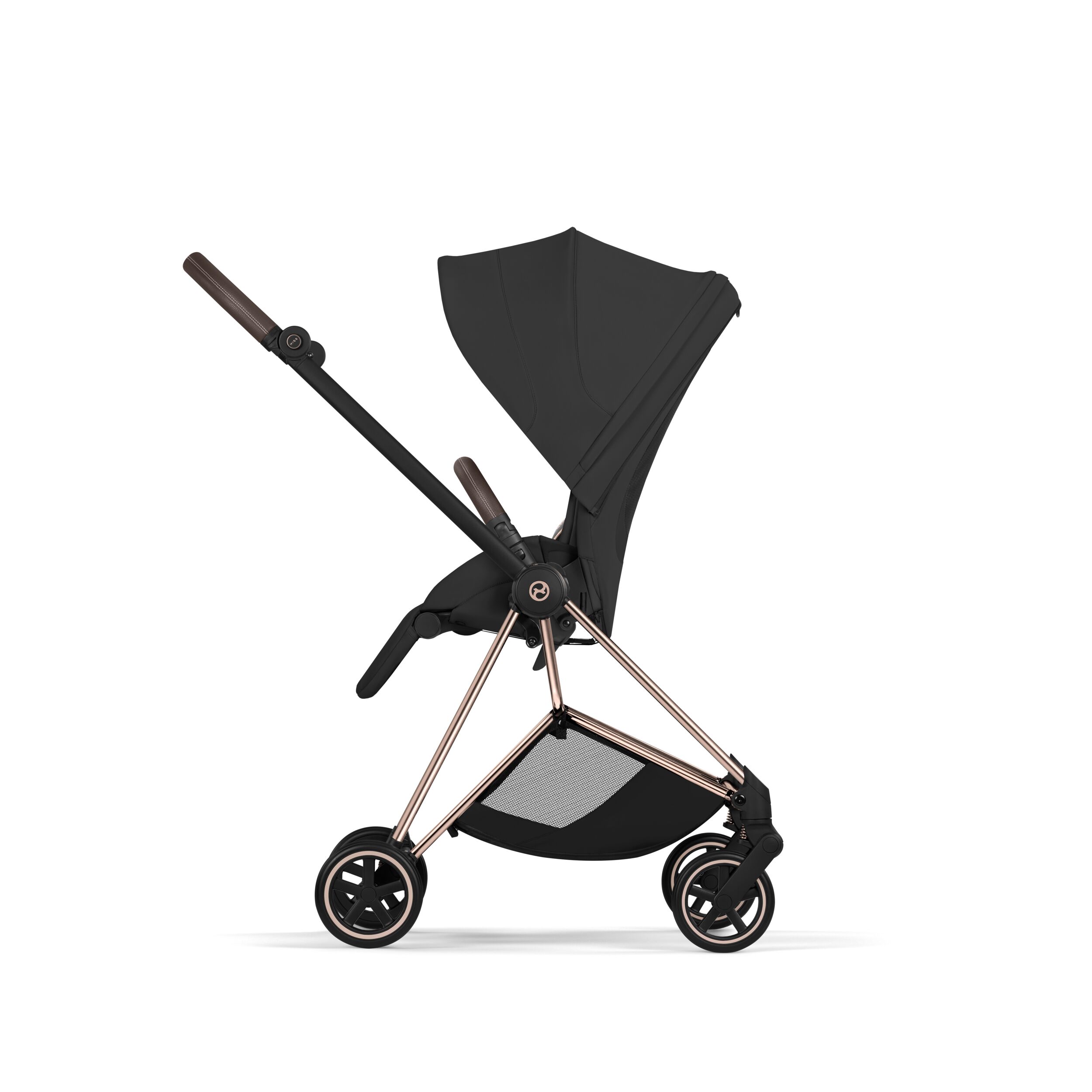 CYBEX PLATINUM – Passeggino Mios Style 2026 Sepia Black con Telaio Rosegold - immagine 4