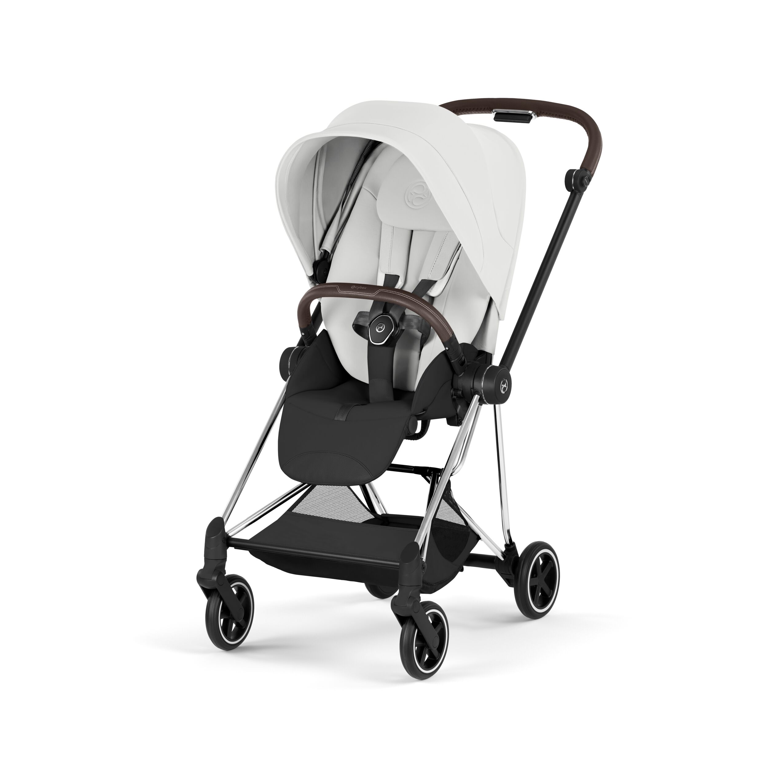 CYBEX PLATINUM - Passeggino Mios Style 2026 Off White con Telaio Chrome Brown