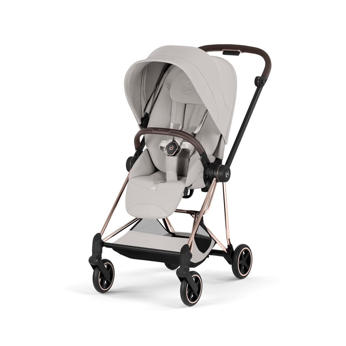 CYBEX PLATINUM - Passeggino Mios Style 2026 City Grey con Telaio Rosegold